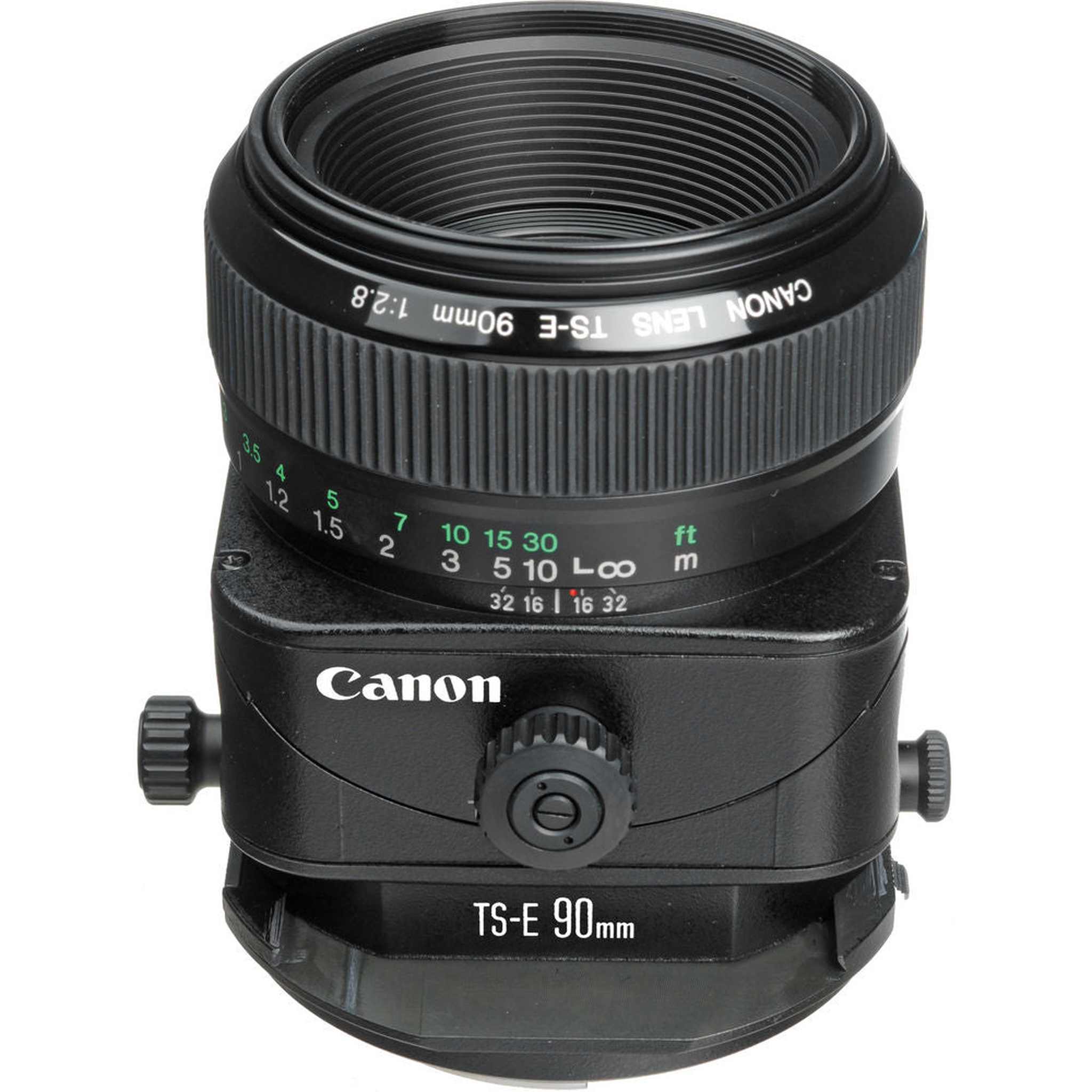 Canon TS-E 90mm f/2.8 Tilt-Shift Lens with BONUS Bundle | Memory | Backpack | Monopod | Cleaning Kit | Intl Model Canon