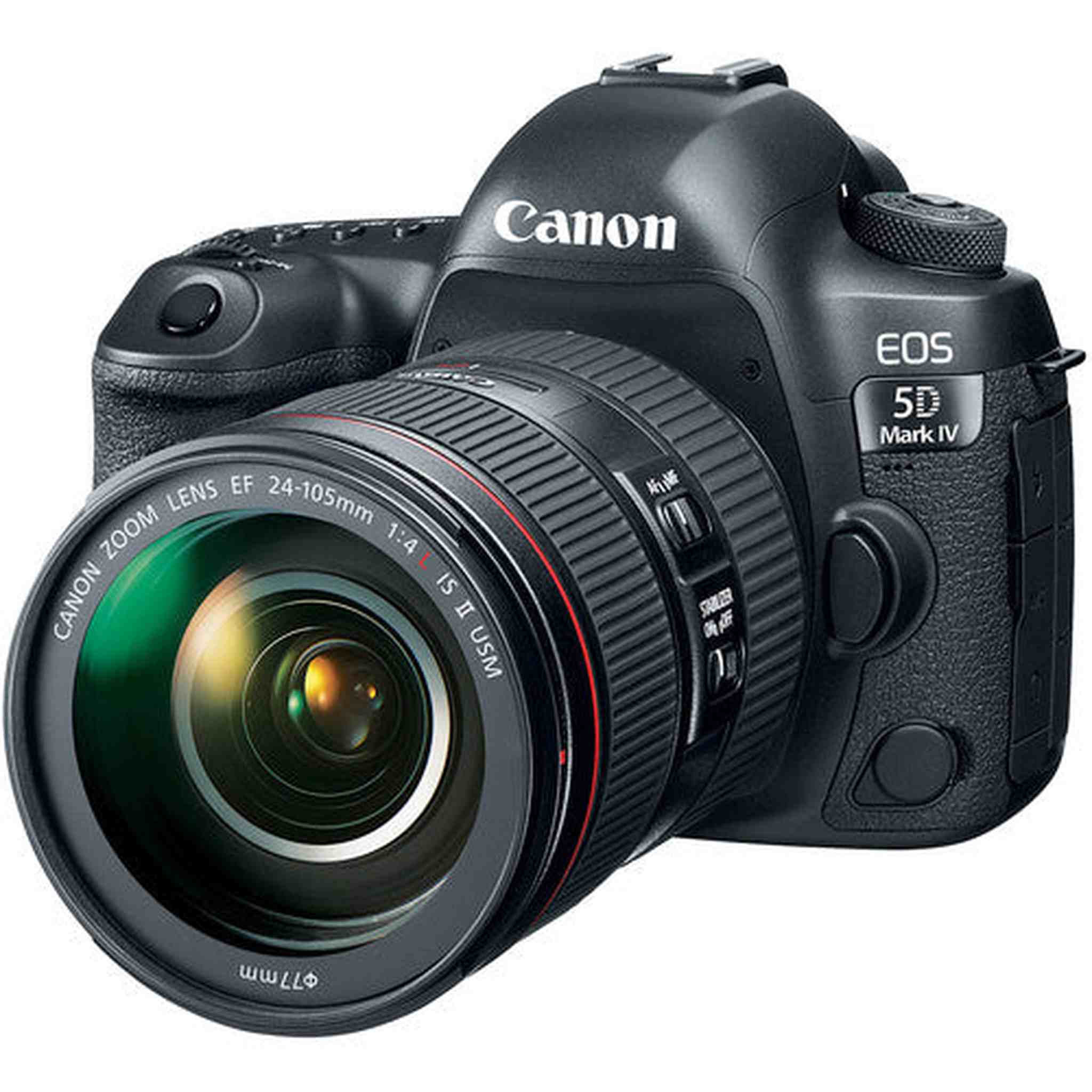 Canon EOS 5D Mark IV Full Frame Digital SLR Camera EF 24-105mm f/4L is II USM Lens Kit Canon