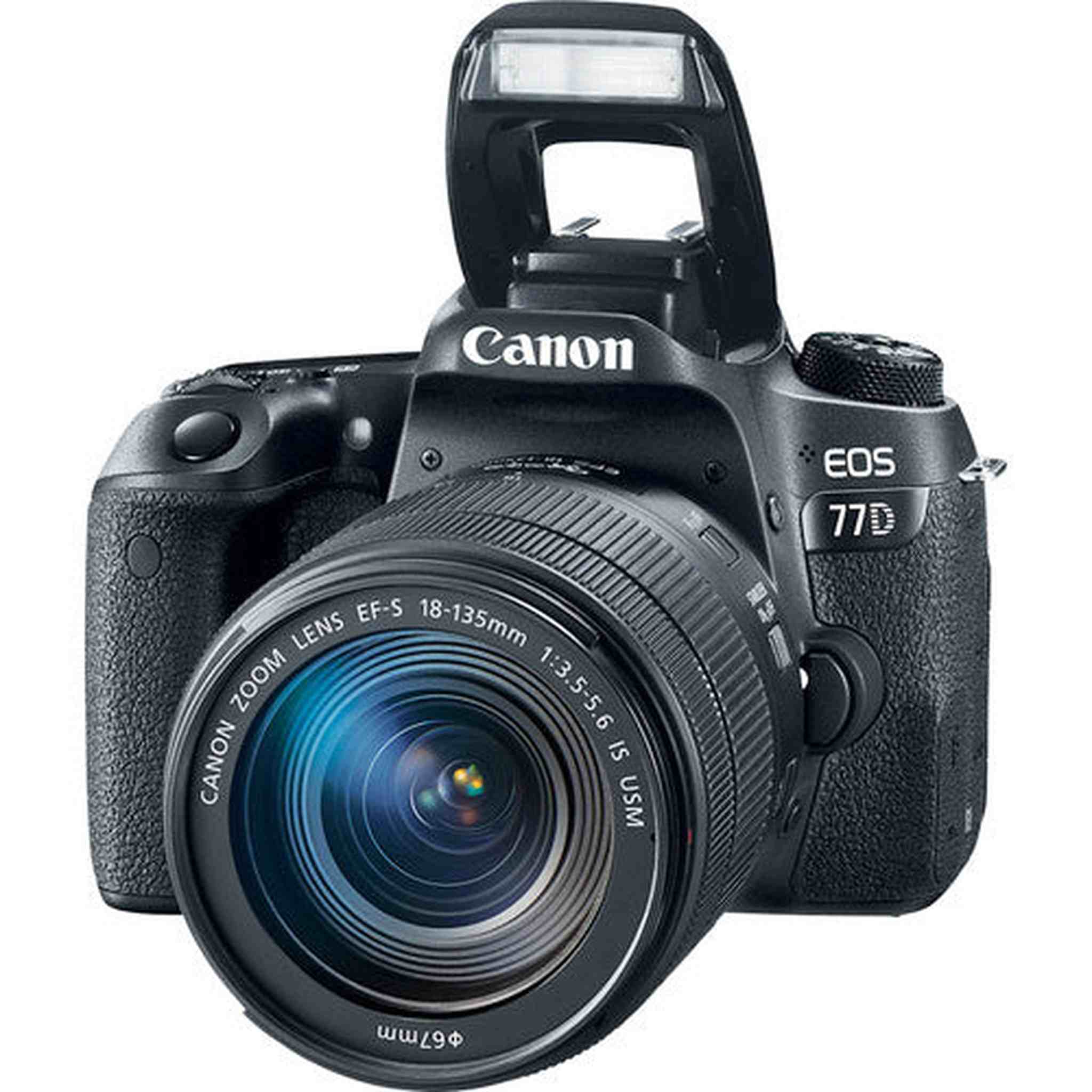 Canon EOS 77D EF-S 18-135 IS USM Kit International Model Canon