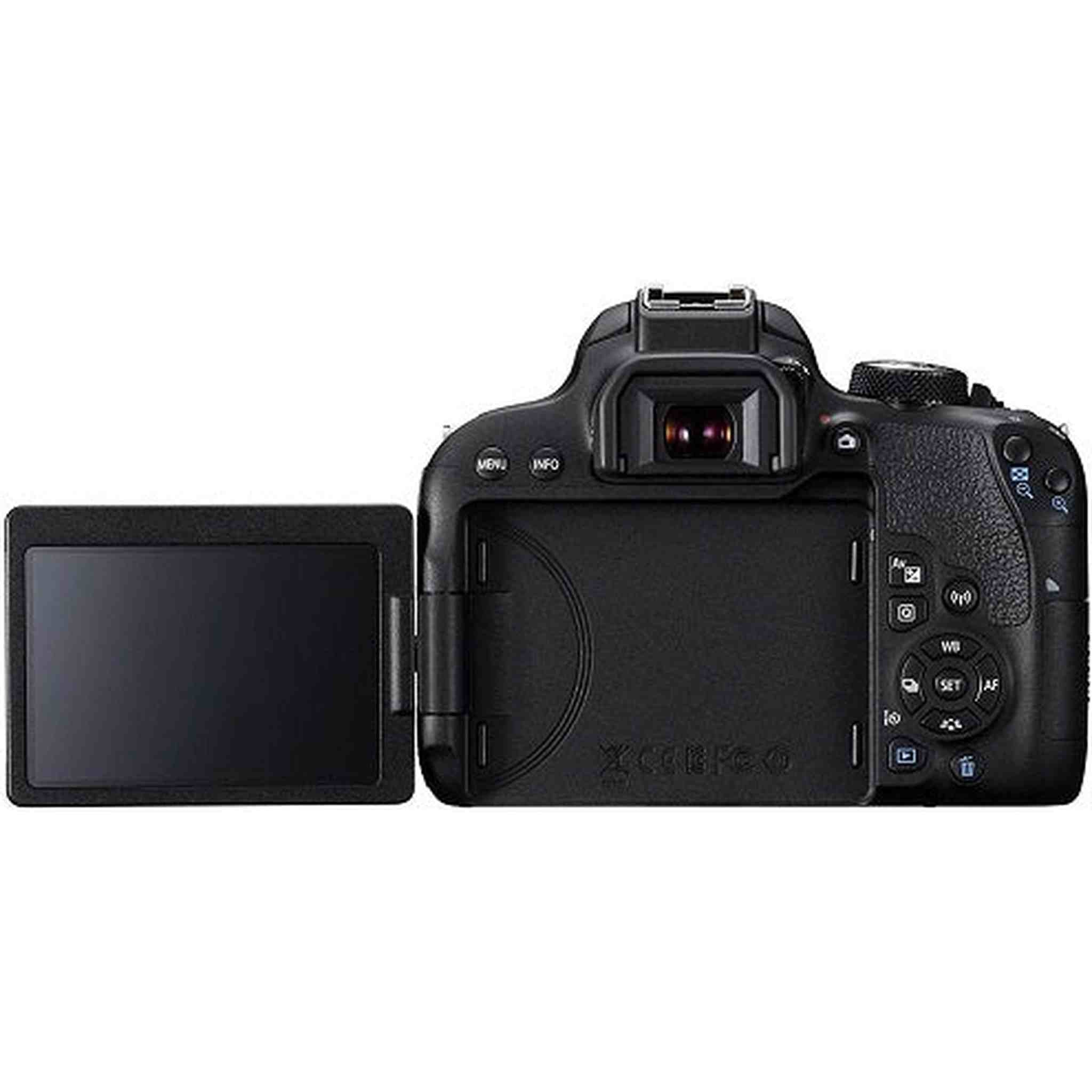 Canon EOS 800D Digital SLR with 18-55 IS STM Lens Black International Model No Warranty Canon