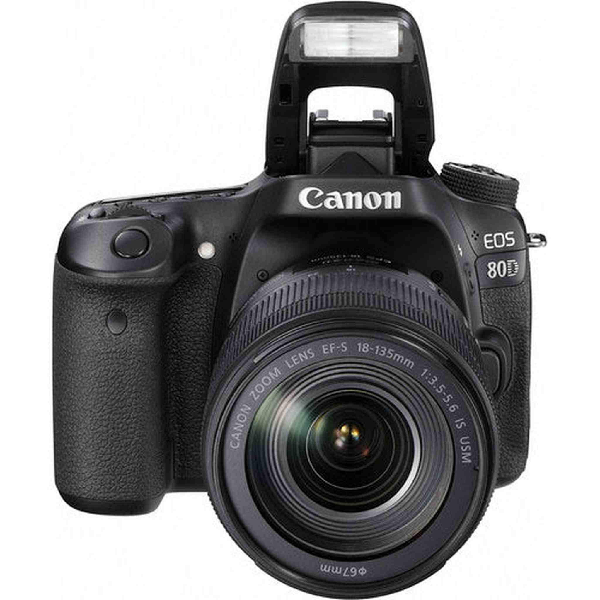 Canon Digital SLR Camera Body [EOS 80D] and EF-S 18-135mm f/3.5-5.6 Image Stabilization USM Lens with 24.2 Megapixel (APS-C) CMOS Sensor and Dual Pixel CMOS AF - Black (International Model)