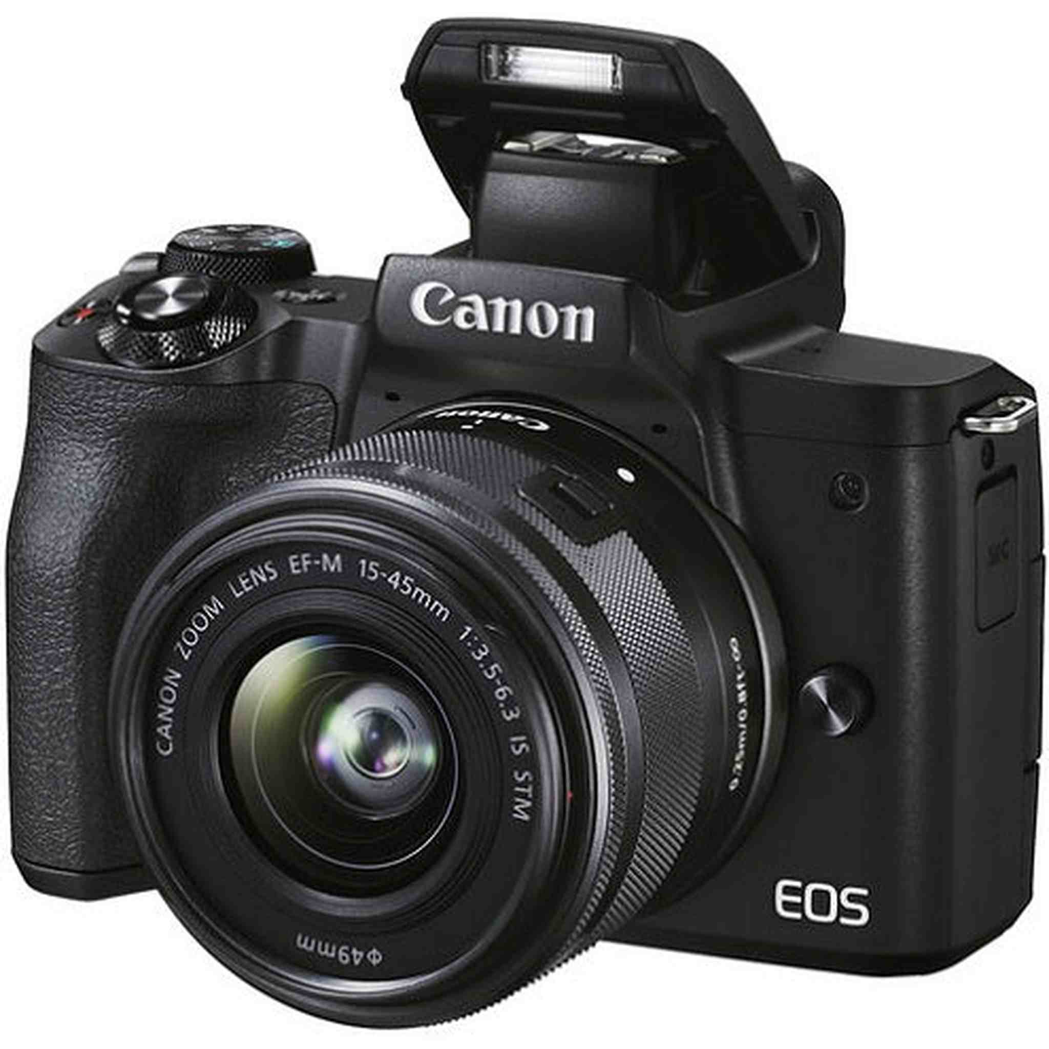 Canon EOS M50 Mark II + EF-M 15-45mm is STM Kit Black Canon