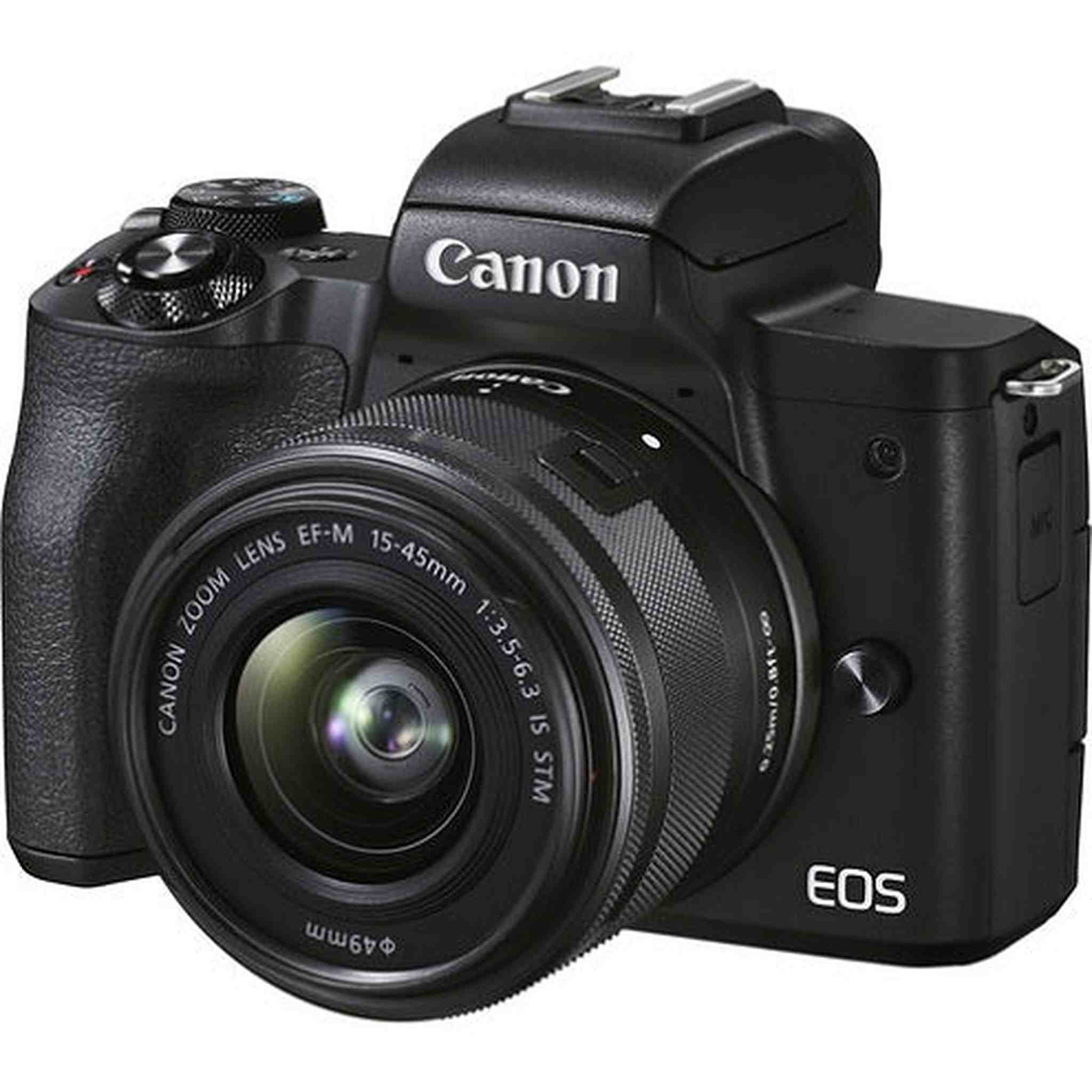 Canon EOS M50 Mark II + EF-M 15-45mm is STM Kit Black Canon