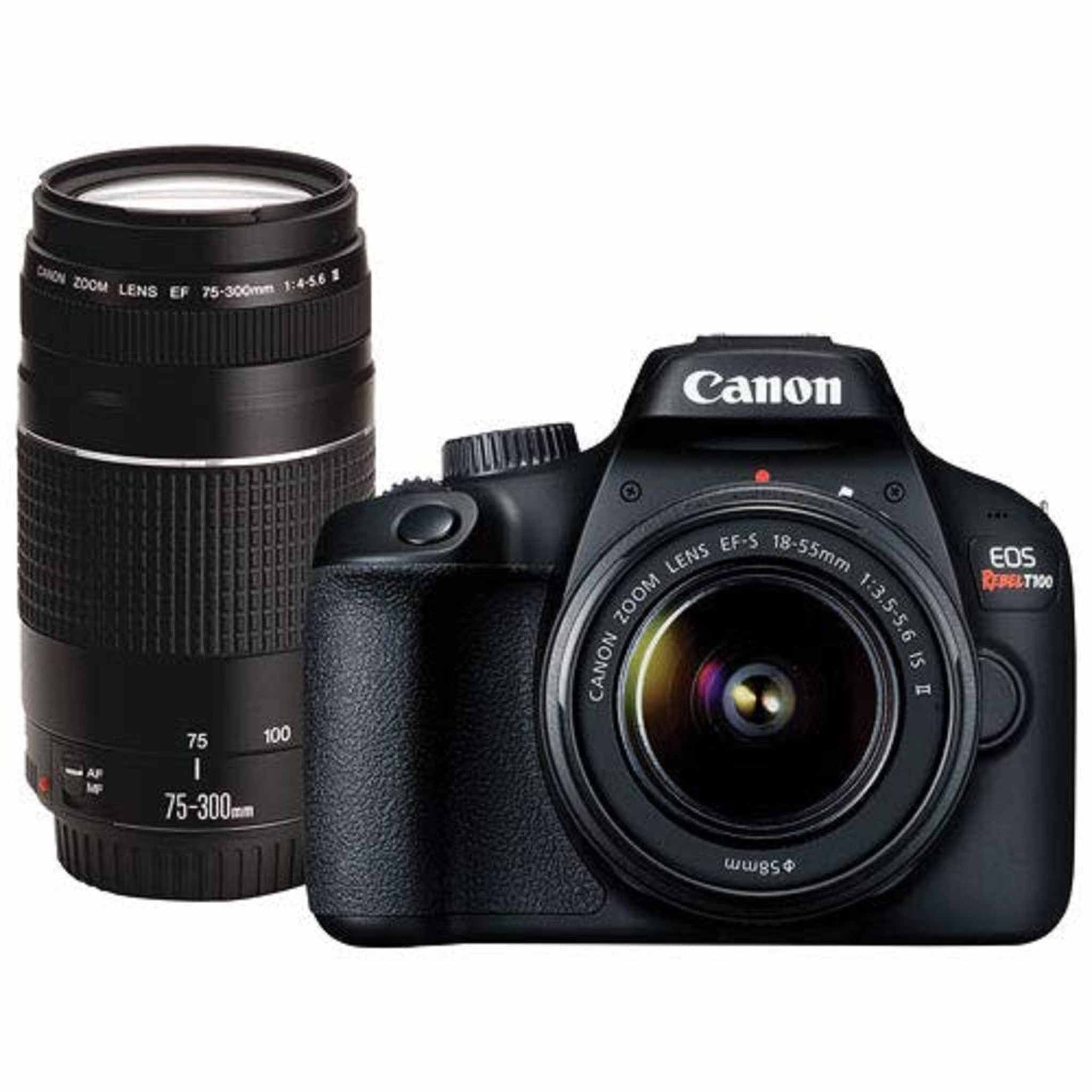 Canon EOS Rebel T100 DSLR Camera EF-S 18-55mm f/3.5-5.6 DC III Canon