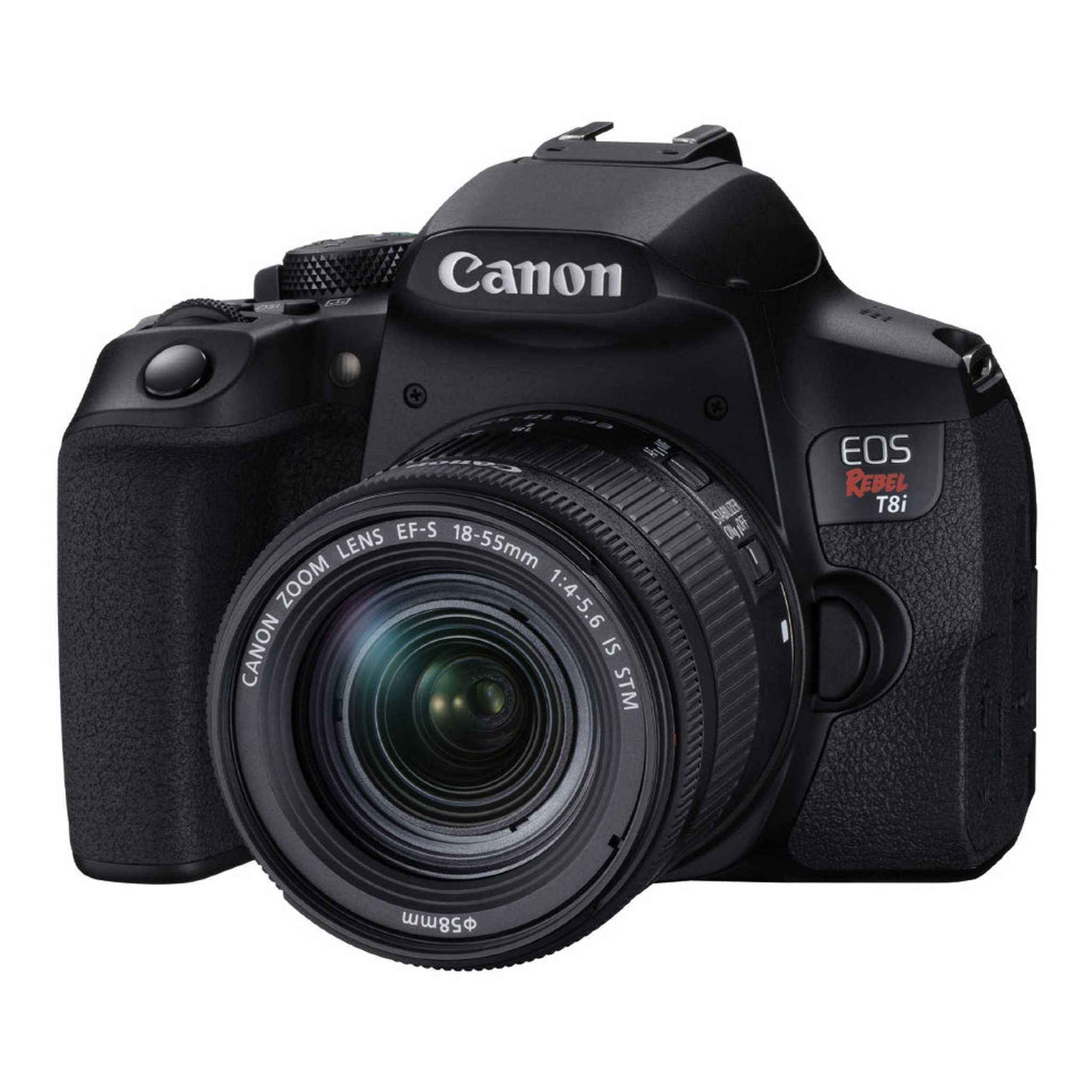 Canon EOS Rebel T8i EF-S 18-55mm is STM Lens Kit, Black Canon