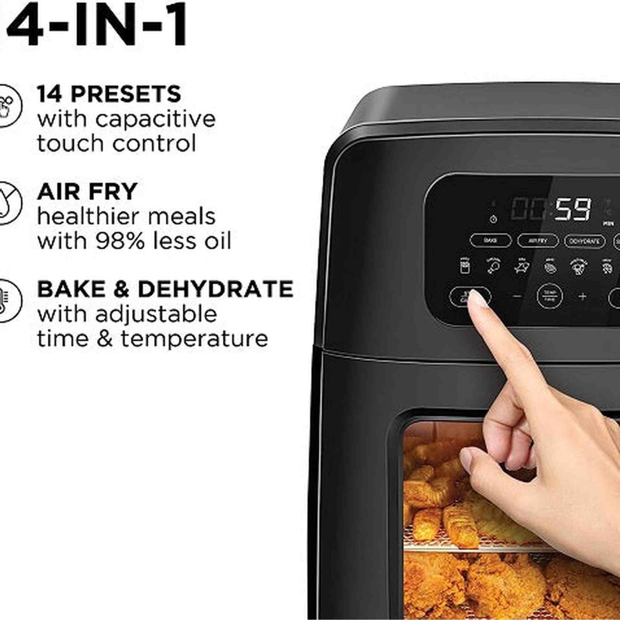 Chefman Auto-Stir Air Fryer Convection Oven Chefman