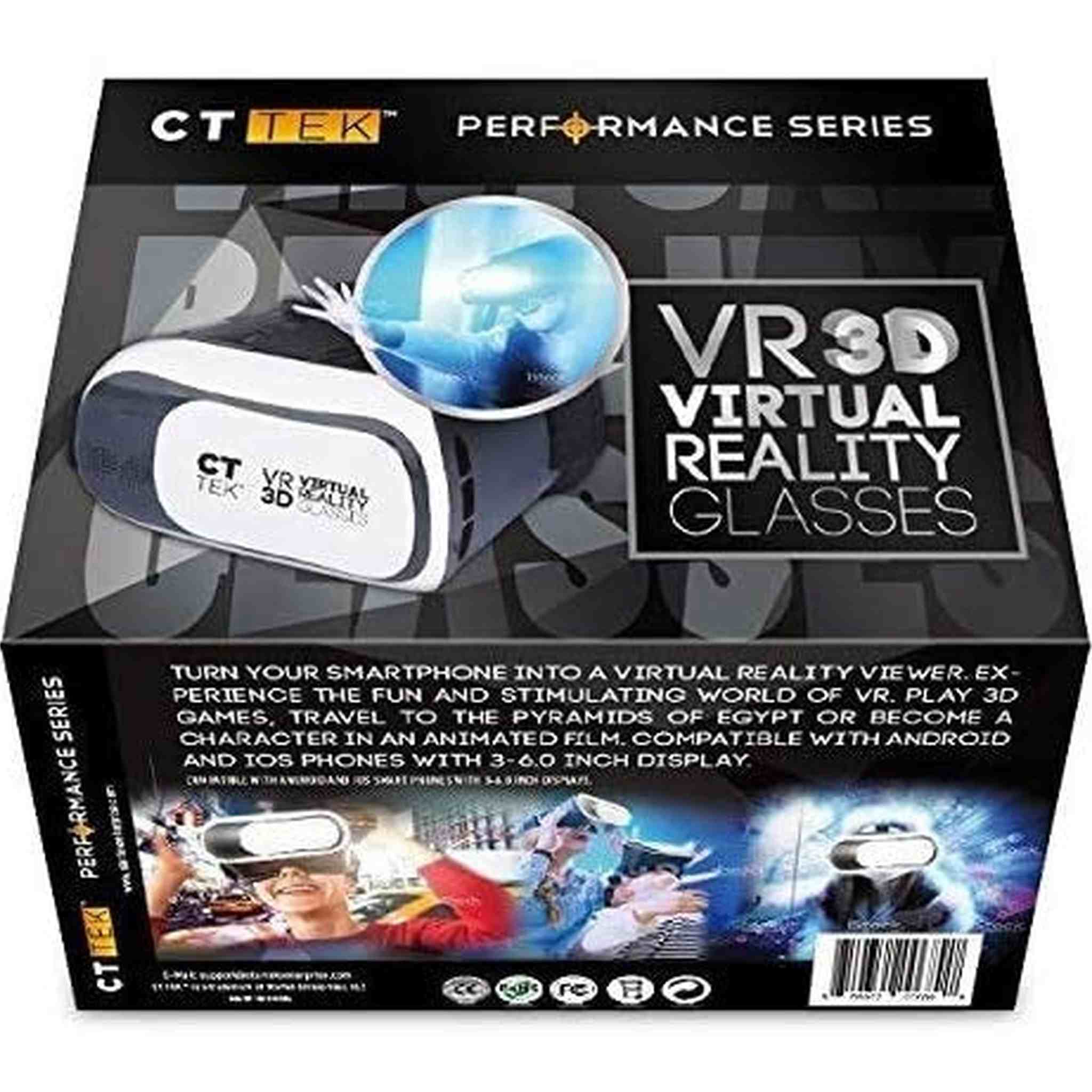 CTTEK Performance Series VR 3D Virtual Reality Glasses CTTEK