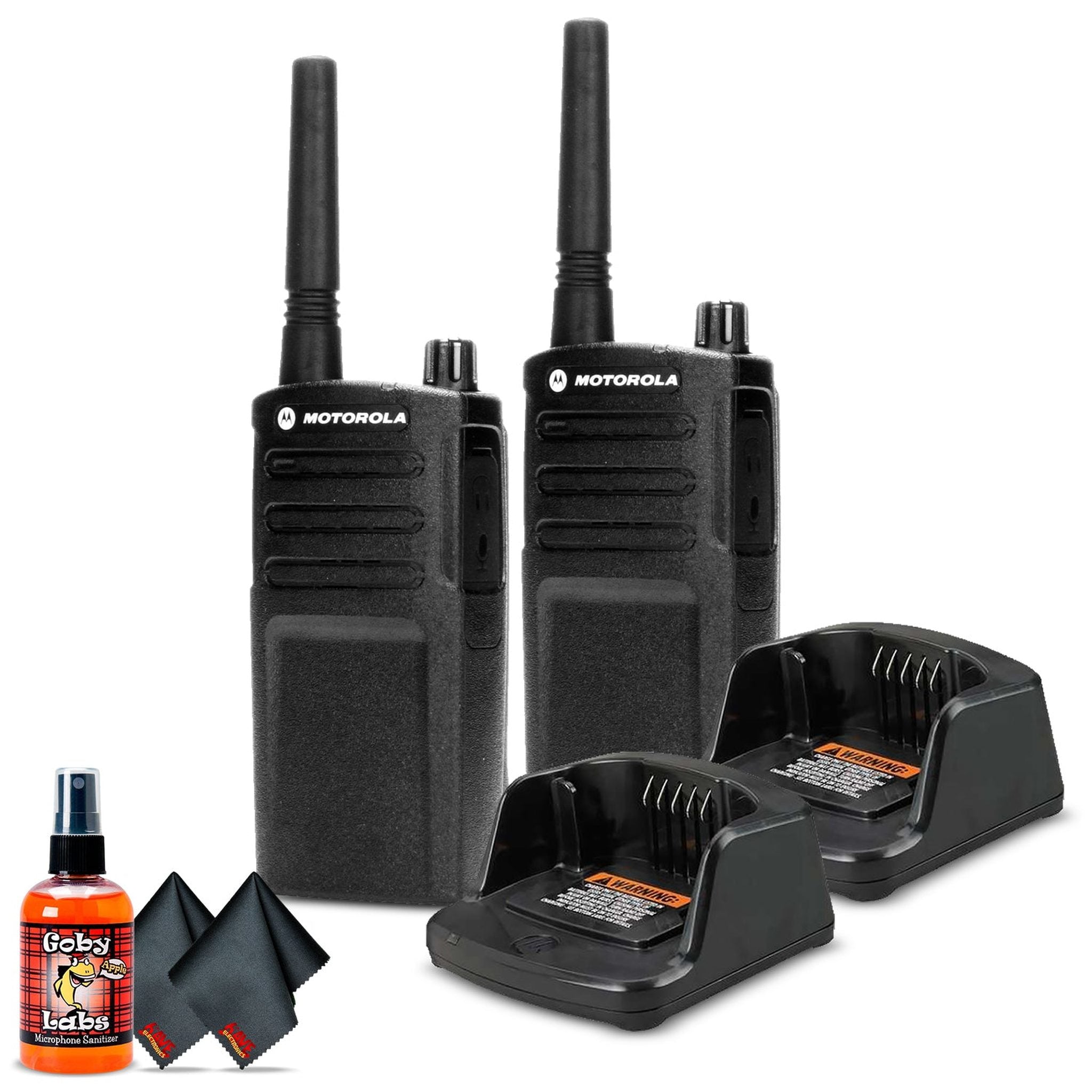 2 x Motorola RMU2040 On-Site 2-Way Radio RMU2040 - 2 Pack Starter Bundle Motorola