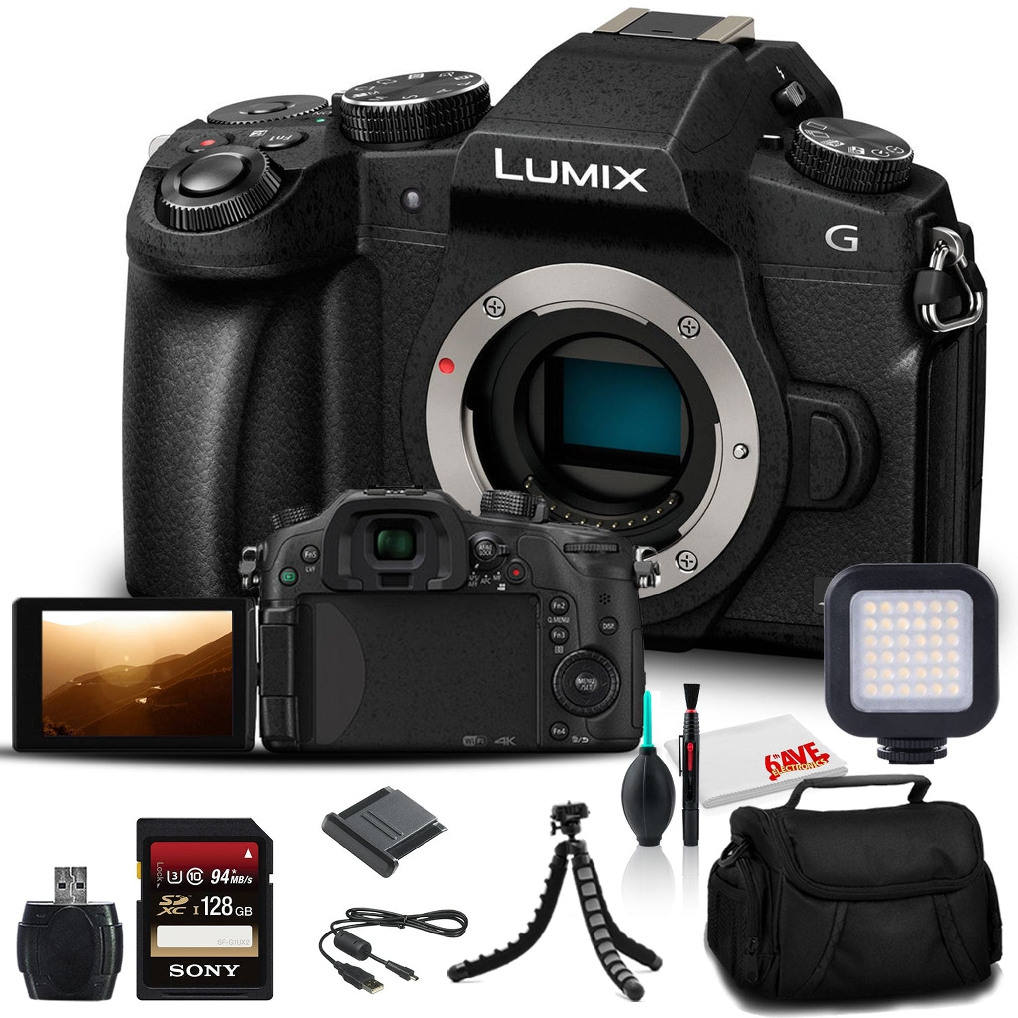 Panasonic Lumix DMC-G85 Mirrorless Digital Camera Body DMC-G85MK - Storage Bundle Panasonic