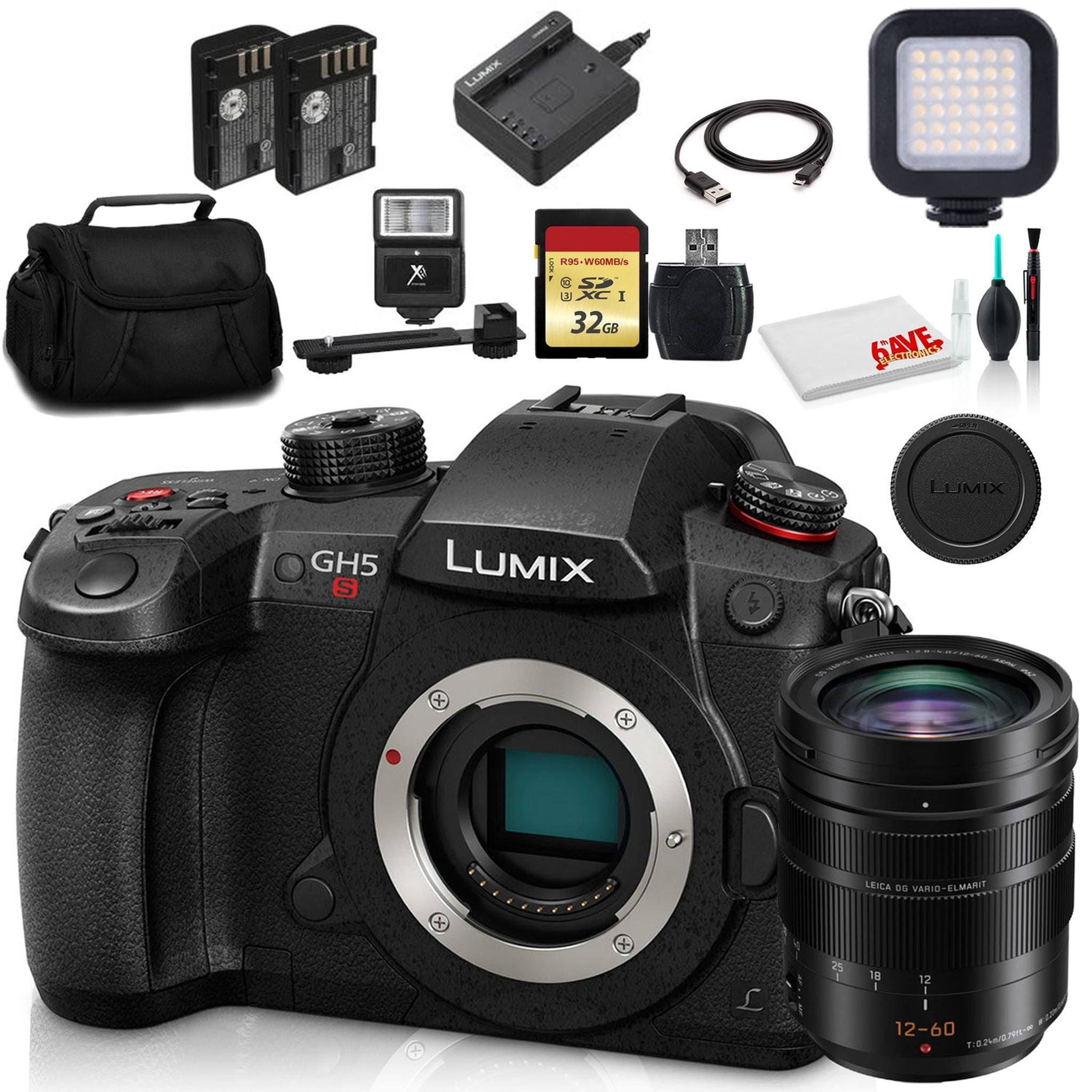 Panasonic Lumix DC-GH5S Mirrorless Digital Camera DC-GH5S Ultimate Bundle Panasonic