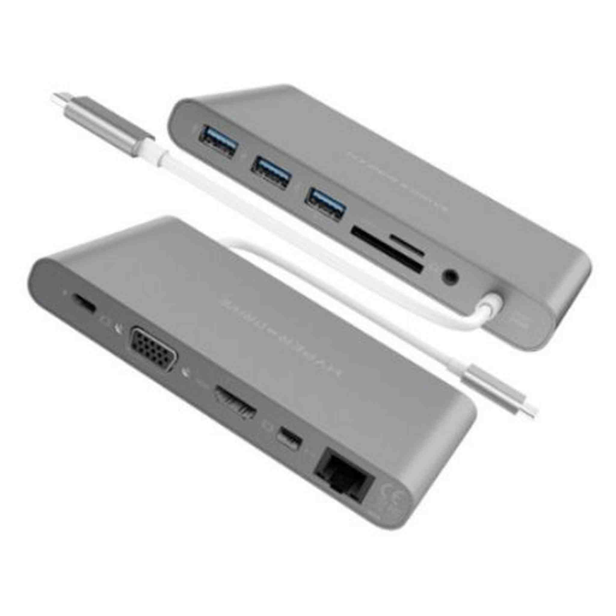 Hyperdrive - Ultimate 11-Port USB-C Hub - Space Gray Hyper