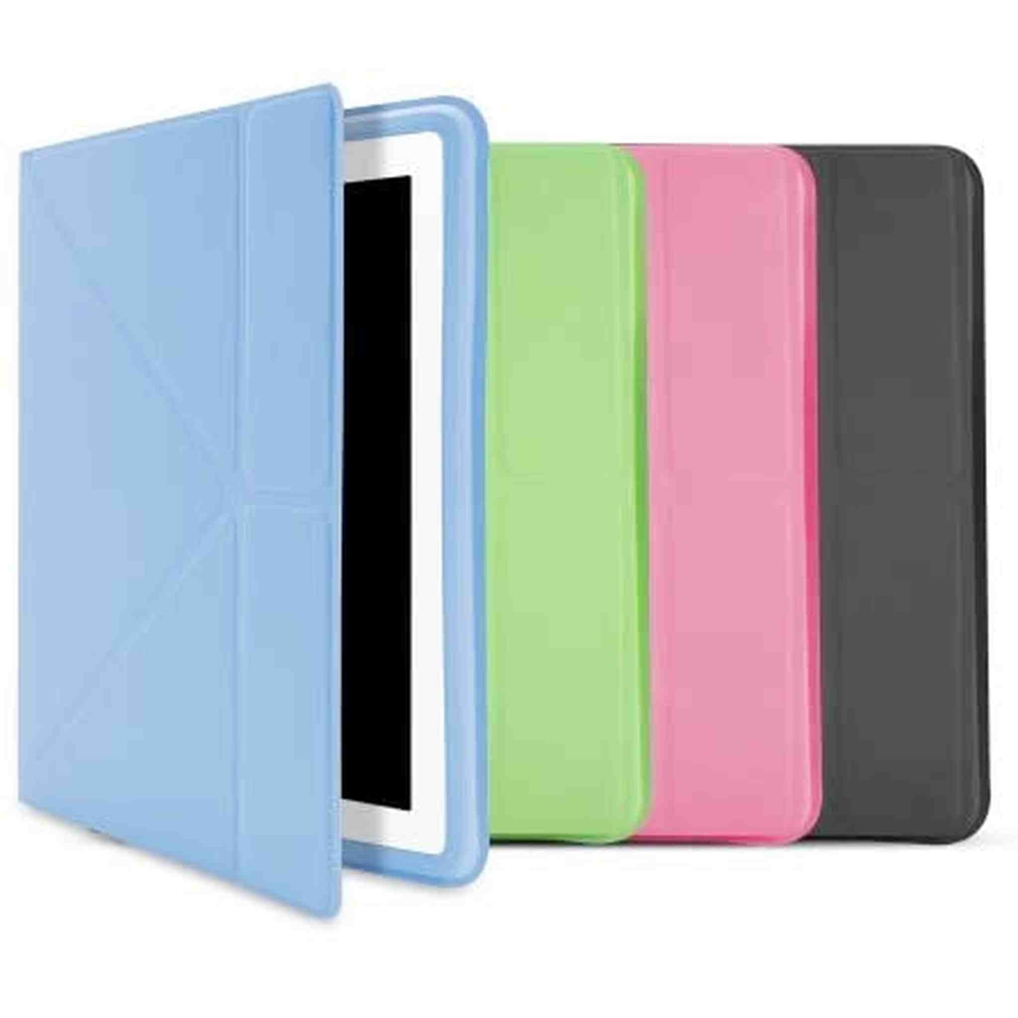 iLuv Origami Folio Slim Folio Cover with Multiple Angle Stand for Apple iPad 4, iPad 3rd Generation and iPad 2 iCC843PNK iLuv