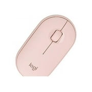 Logitech Pebble M350 Wireless Mouse Pink Rose Logitech