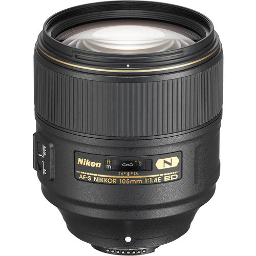 Nikon AF-S FX NIKKOR 105mm f/1.4E ED Lens with Auto Focus for Nikon DSLR Cameras Nikon