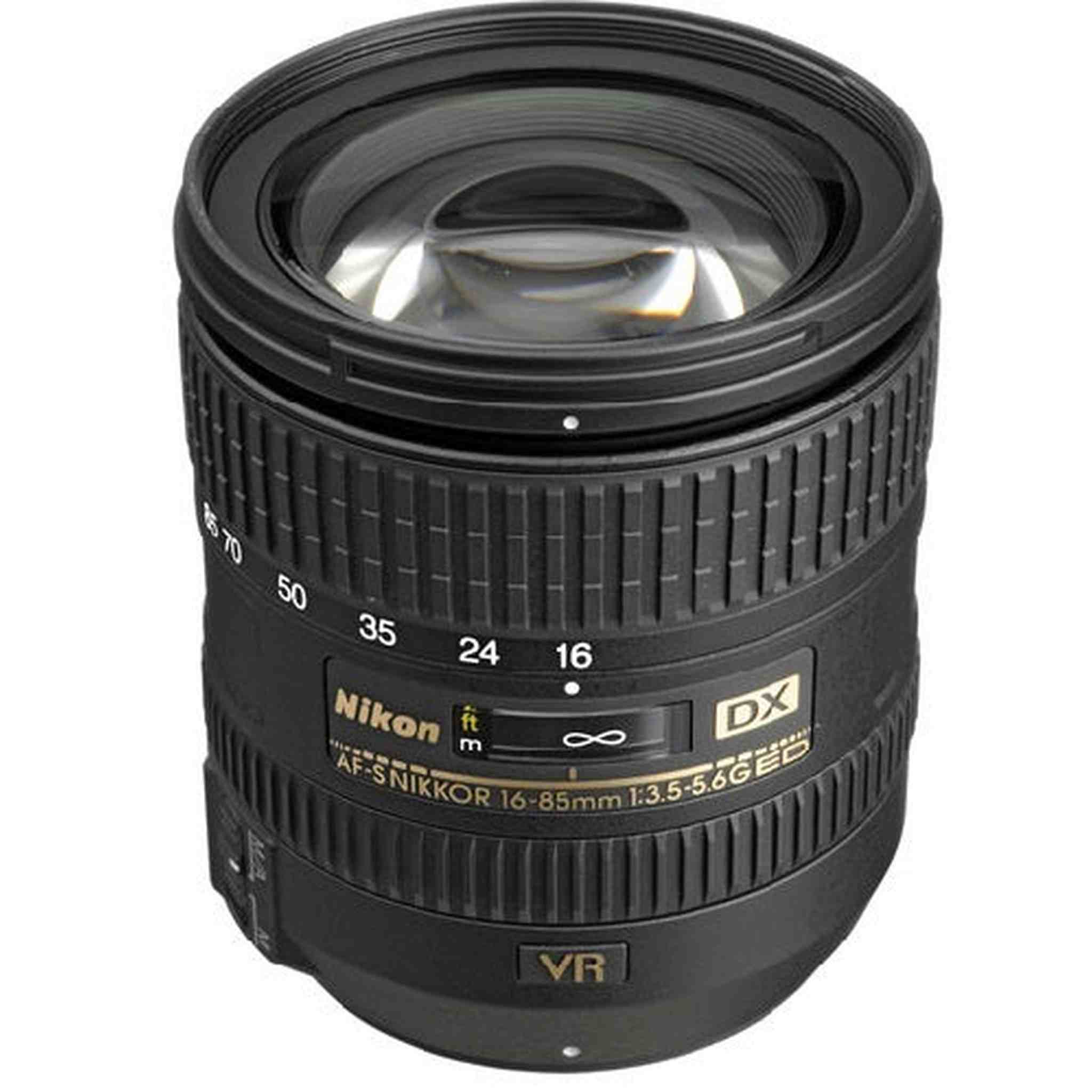 Nikon 16-85mm f/3.5-5.6G ED VR AF-S DX Nikkor Zoom Lens - 0.22x - 16mm to 85mm - f/3.5 to 5.6 - Nikon