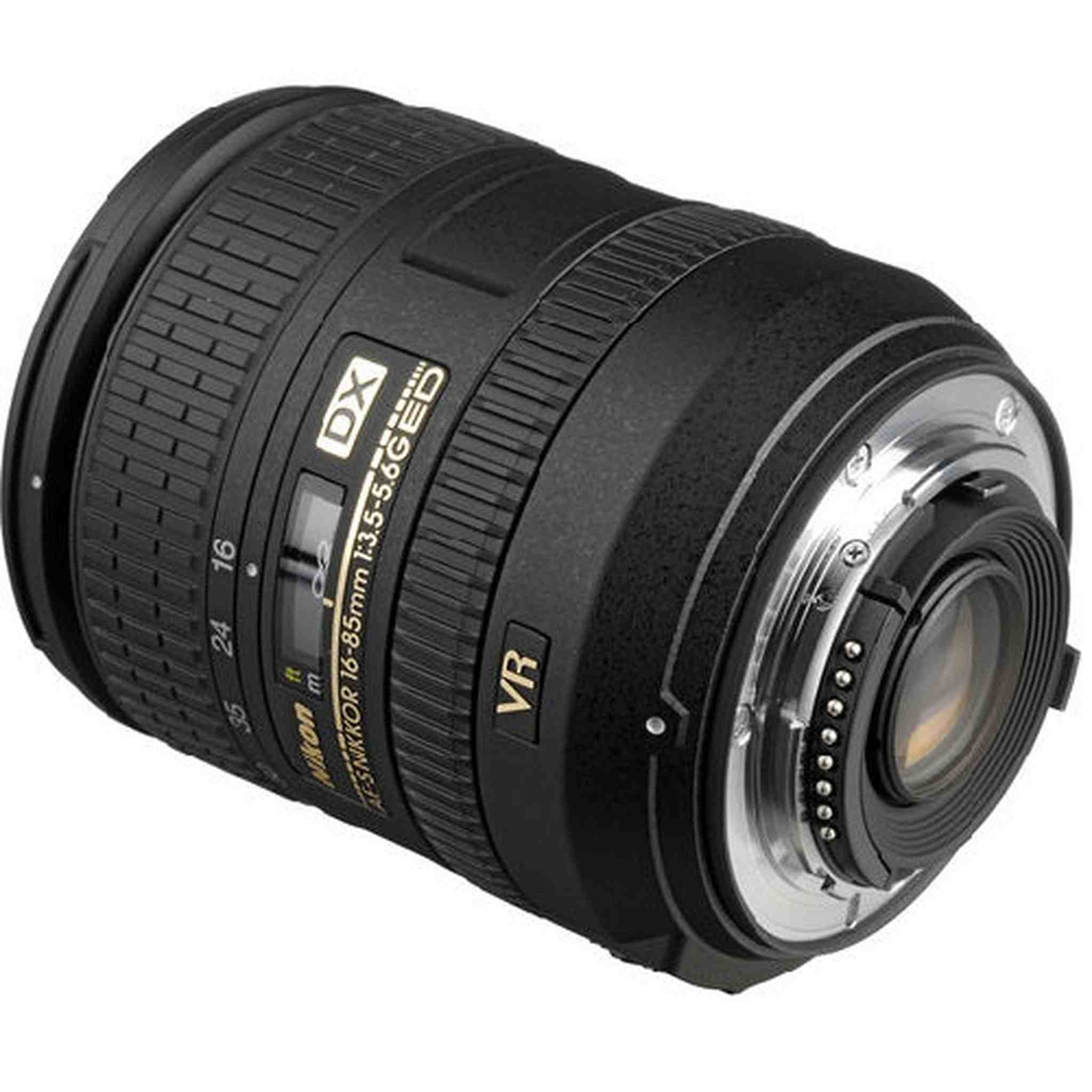 Nikon 16-85mm f/3.5-5.6G ED VR AF-S DX Nikkor Zoom Lens - 0.22x - 16mm to 85mm - f/3.5 to 5.6 - Nikon