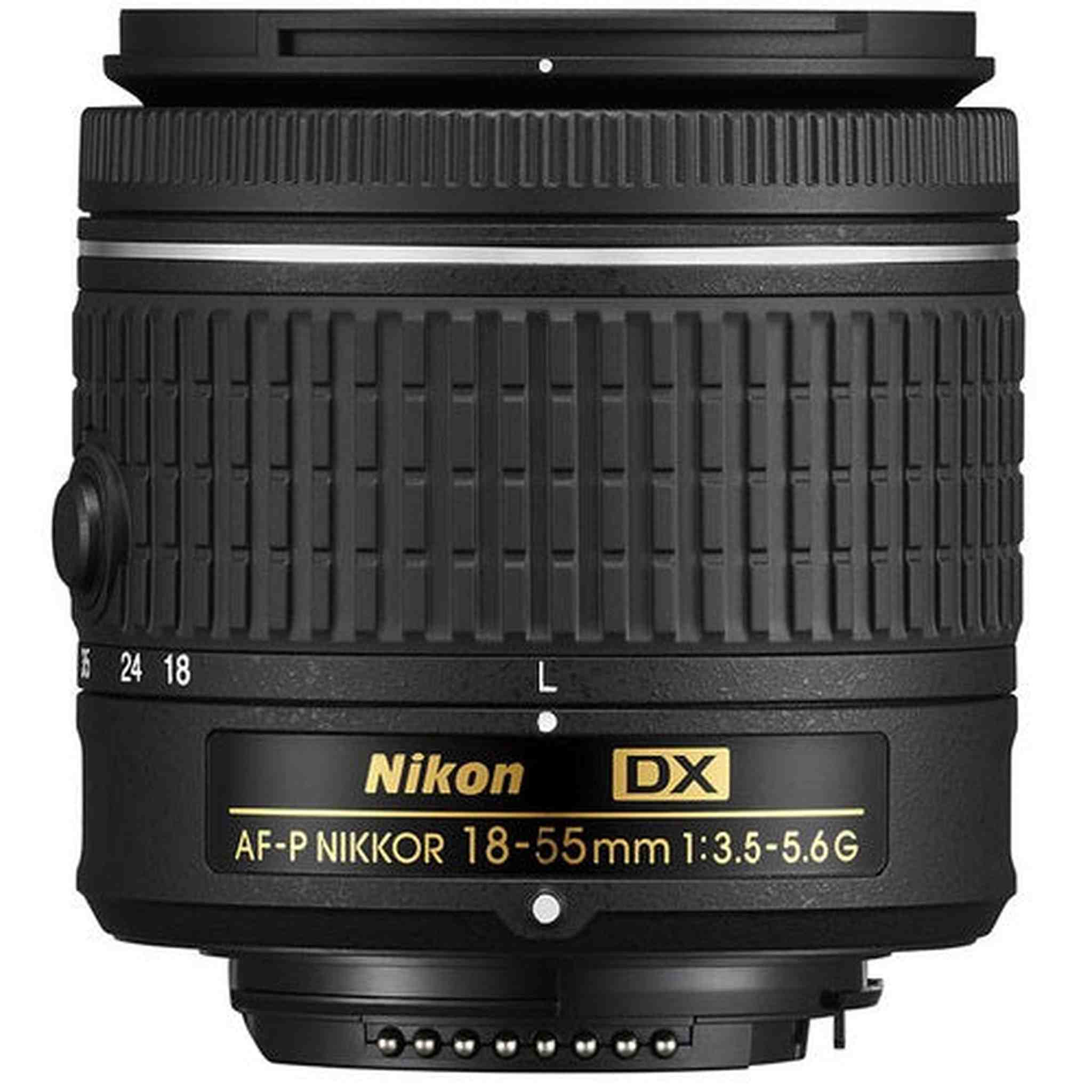 Nikon AF-P DX NIKKOR 18-55mm f/3.5-5.6G Lens for Nikon DSLR Cameras International Model Nikon