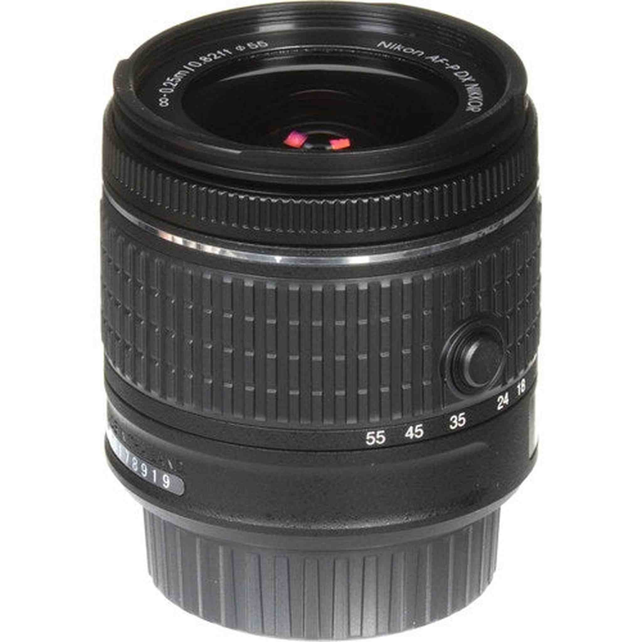 Nikon AF-P DX NIKKOR 18-55mm f/3.5-5.6G Lens for Nikon DSLR Cameras International Model Nikon