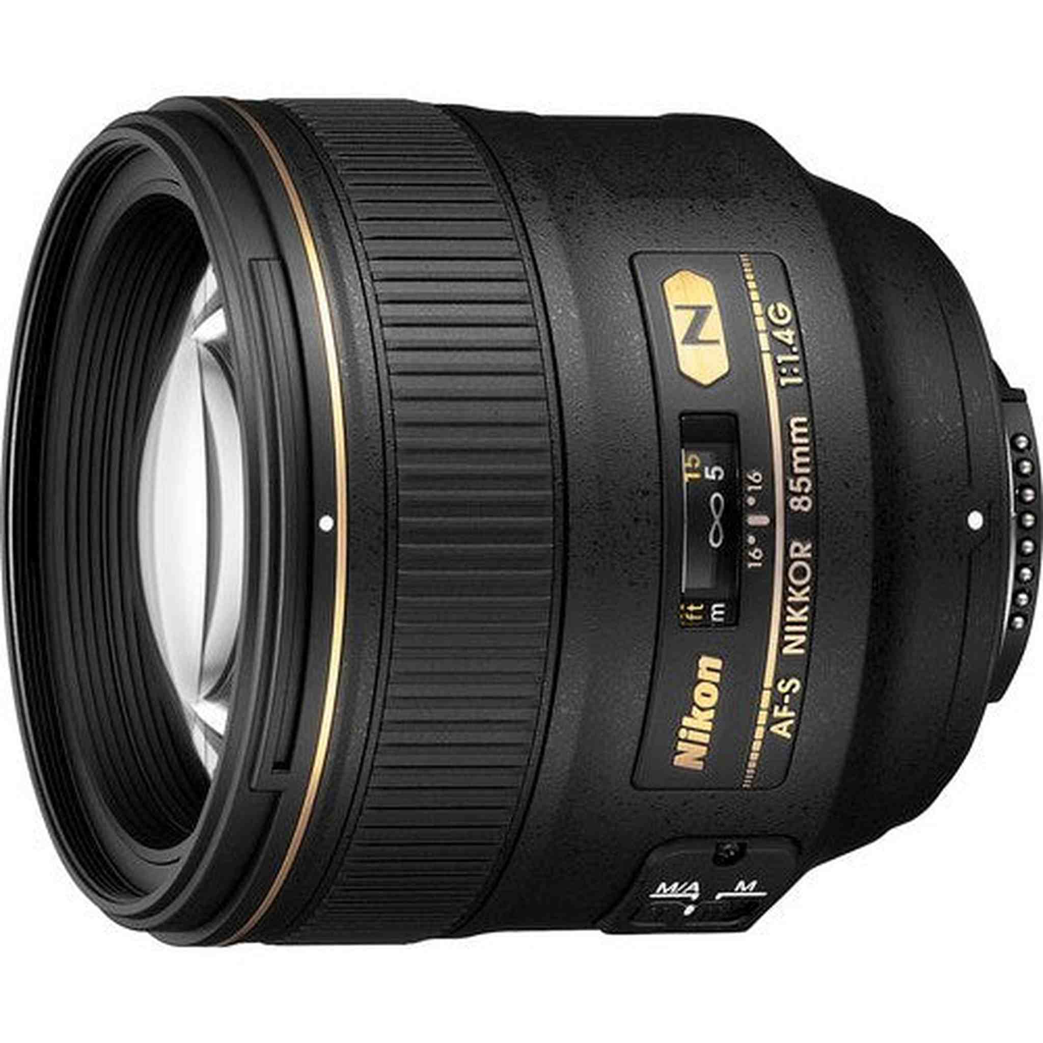 Nikon AF-S FX NIKKOR 85mm f/1.4G Lens with Auto Focus for Nikon DSLR Cameras International Version No warranty Nikon