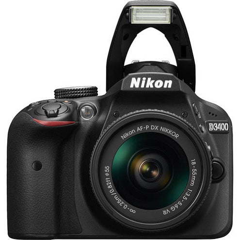 Nikon D3400 24.2 Megapixel DSLR with Lens 18mm-55mm Black International Version Nikon