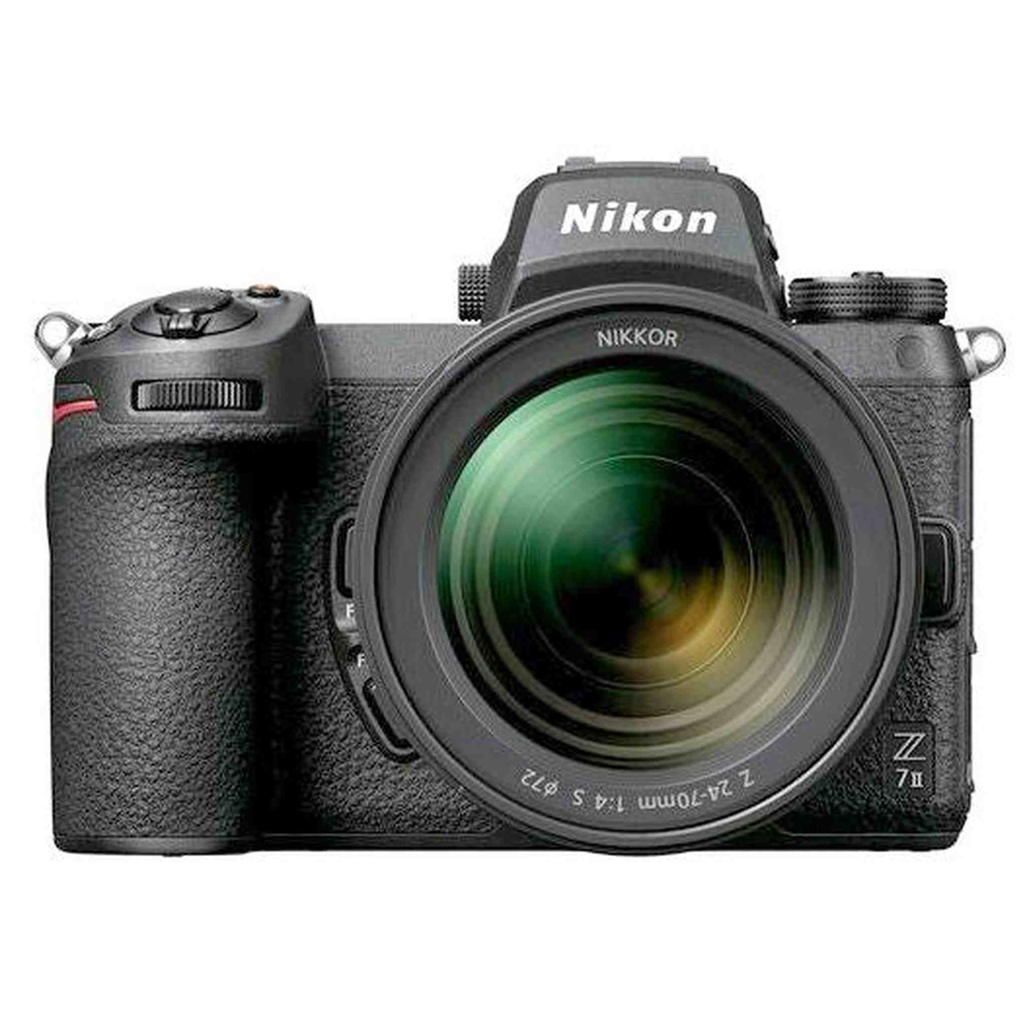 Nikon Z 7II FX-Format Mirrorless Camera Body w/NIKKOR Z 24-70mm f/4 S Black Nikon