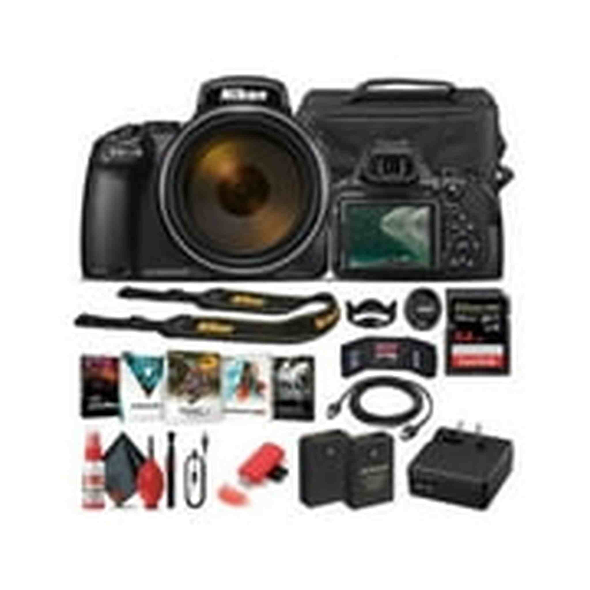 Nikon COOLPIX P1000 Digital Camera 26522 Starter Bundle - International Model Nikon