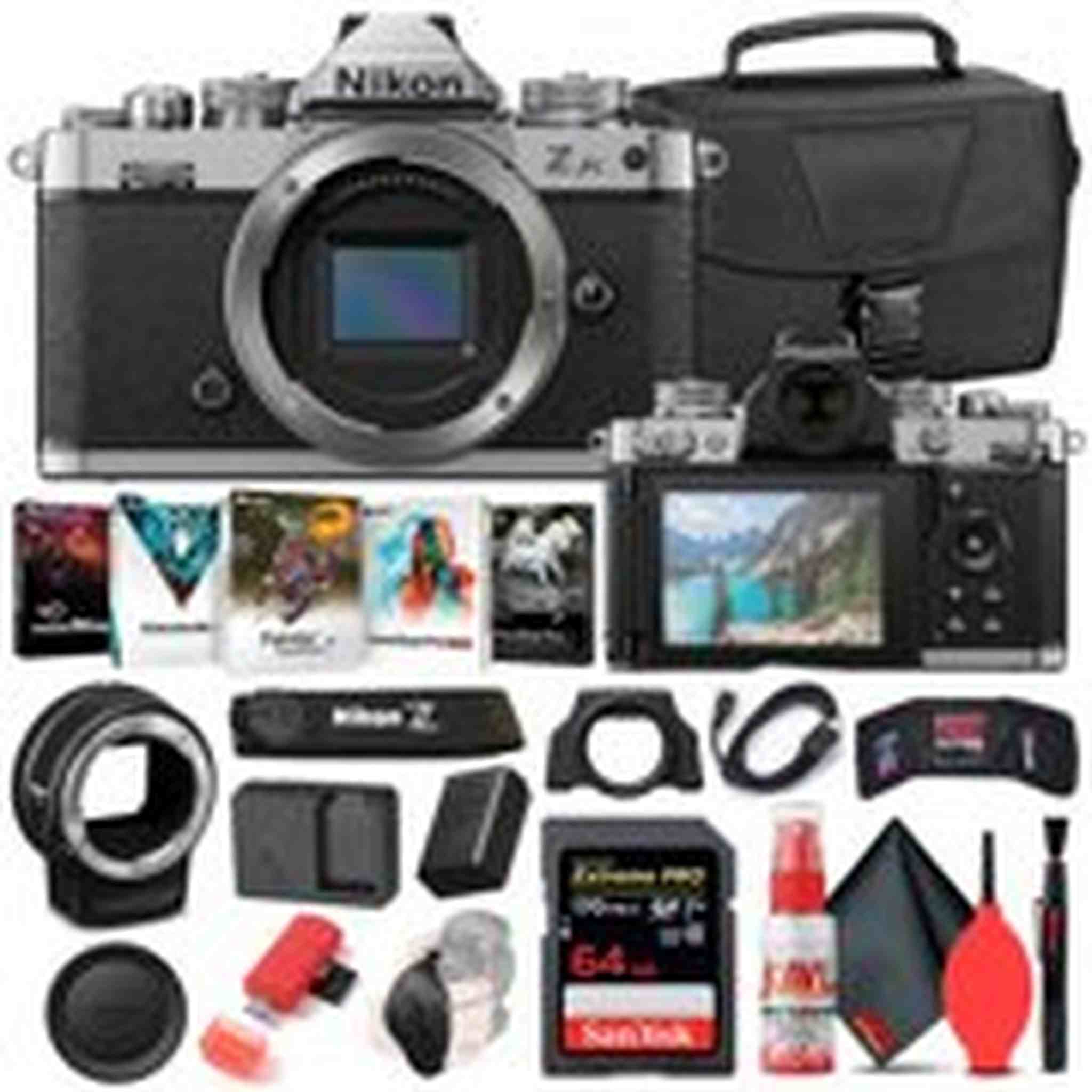 Nikon Z fc Digital Camera Body Only INTL Bundle with FTZ Adapter - Nikon