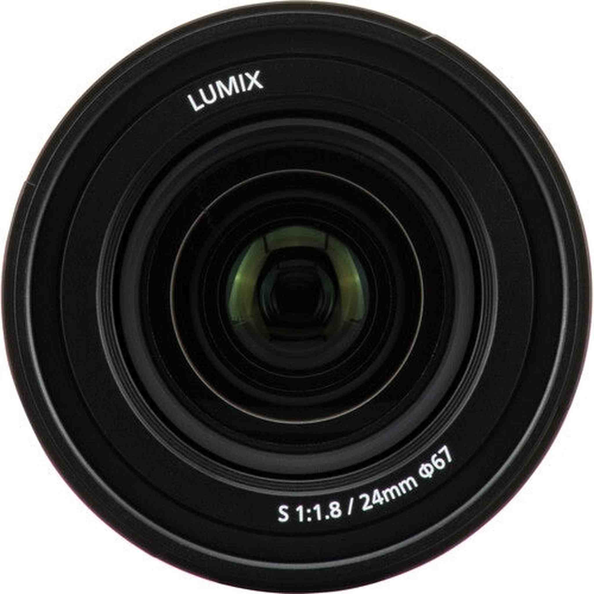 Panasonic LUMIX S Series Camera Lens, 24mm F1.8 L-Mount Interchangeable Lens for Mirrorless Full Frame Digital Cameras, S-S24 Panasonic