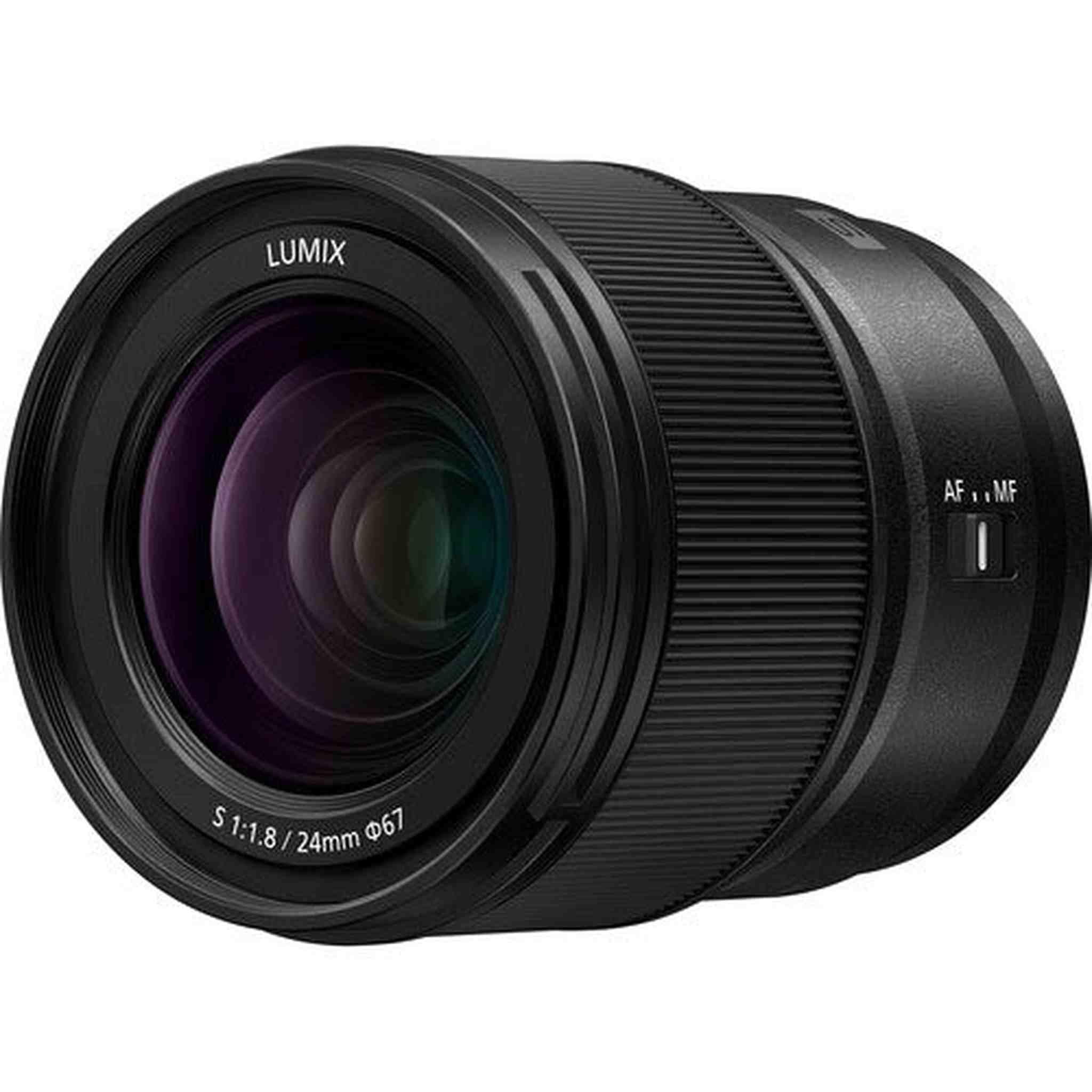 Panasonic LUMIX S Series Camera Lens, 24mm F1.8 L-Mount Interchangeable Lens for Mirrorless Full Frame Digital Cameras, S-S24 Panasonic