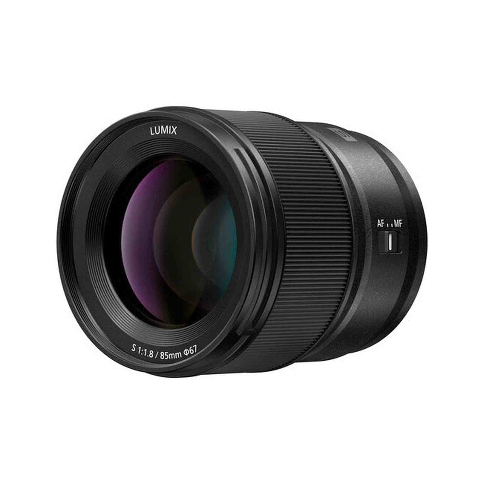 PANASONIC LUMIX S Series Camera Lens, 85mm F1.8 L Mount Interchangeable Lens for Mirrorless Full Frame Digital Cameras, S-S85, Black Panasonic