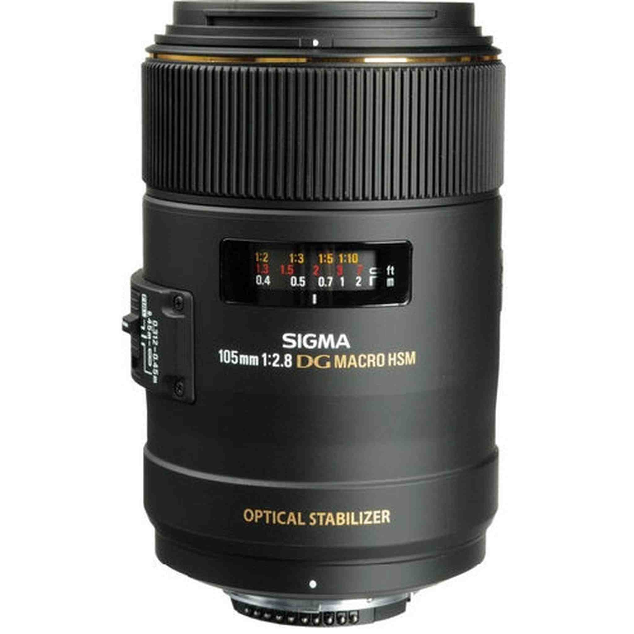 Sigma 258306 105mm F2.8 EX DG OS HSM Macro Lens for Nikon DSLR Camera Sigma