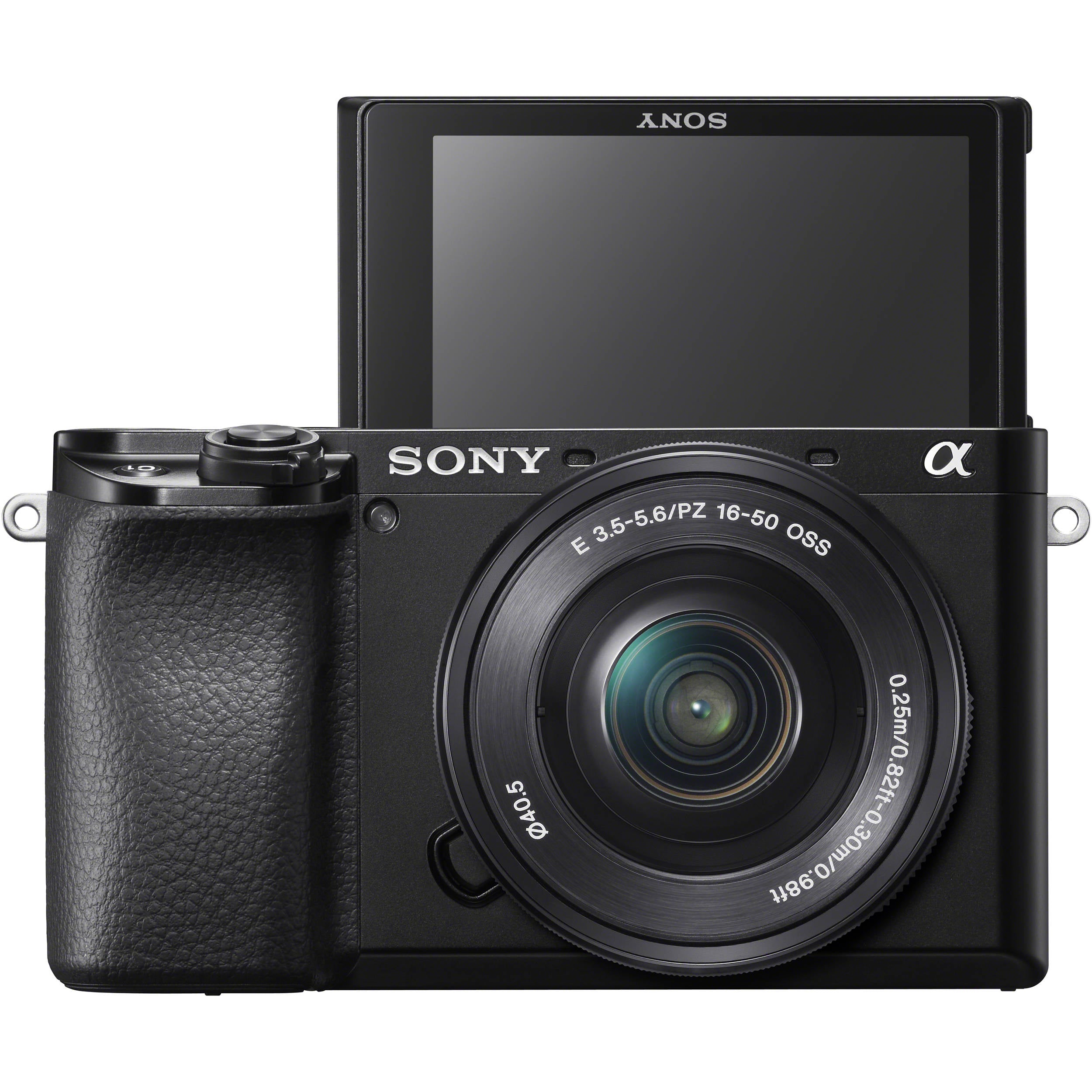 Sony Alpha a6100 24.2MP Mirrorless Camera - Black with 16-50mm and 55-210mm Len Sony