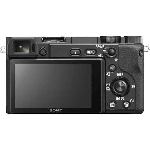 Sony a6400 ILCE-6400 - Digital camera - mirrorless - 24.2 MP - APS-C - 4K / 30 fps - body only - Wi-Fi, NFC, Bluetooth - black Sony