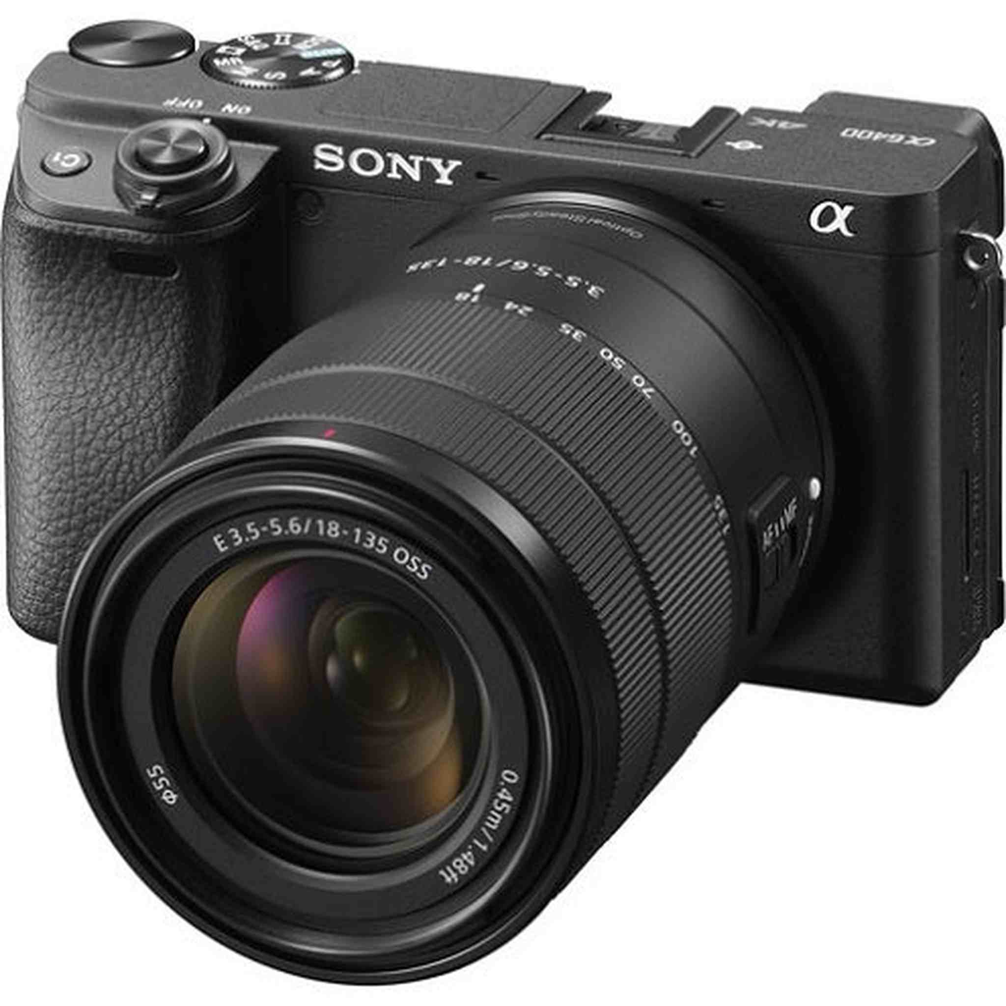 Sony Alpha a6400 Mirrorless Camera: Compact APS-C Interchangeable Lens Digital Camera with Real-Time Eye Auto Focus Sony