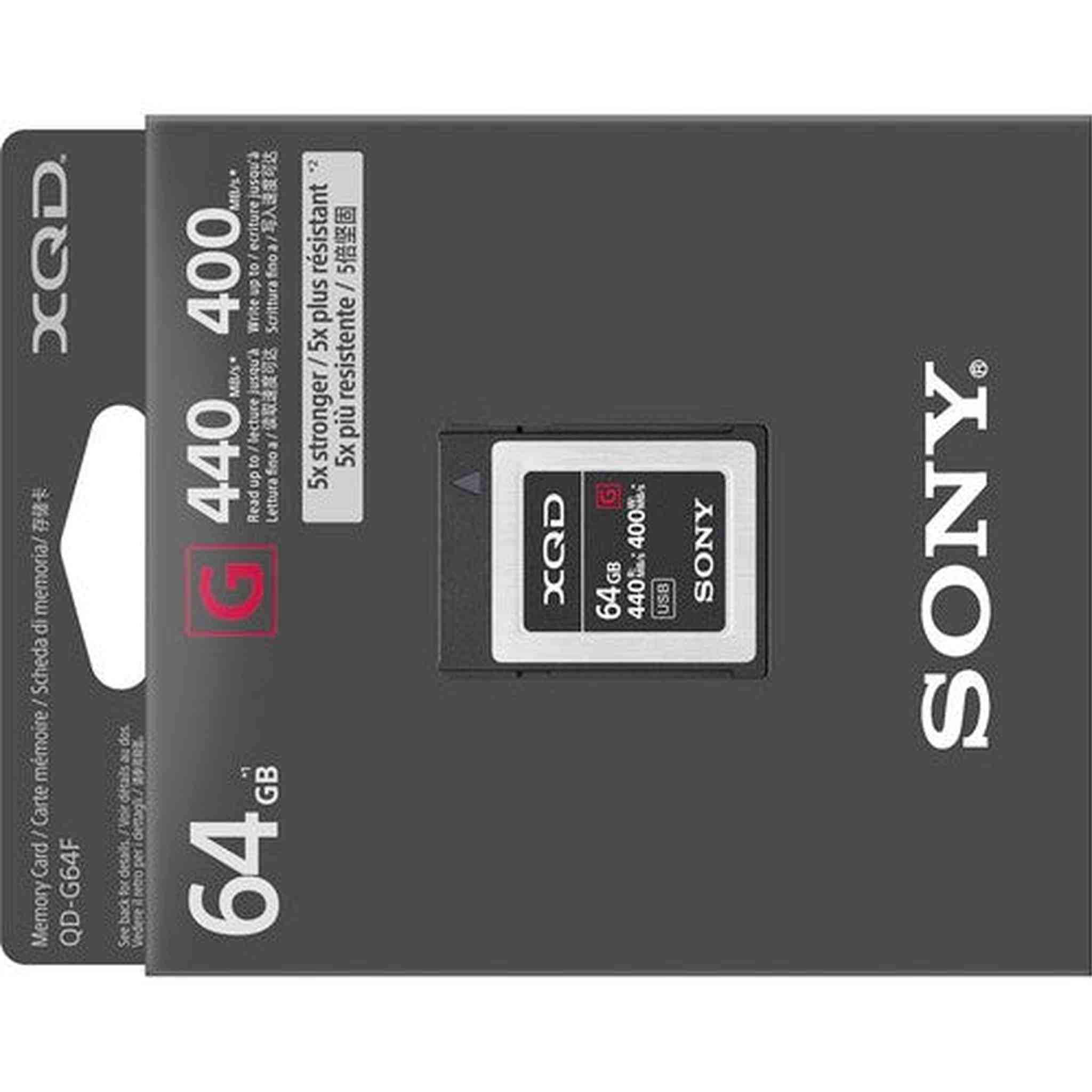 Sony Professional XQD G Series 64GB Memory Card QD-G64F/J Sony