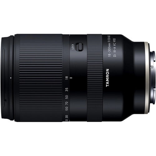 Tamron 18-300mm F/3.5-6.3 Di III-A VC VXD Lens for Sony E APS-C Mirrorless Cameras International Model Tamron