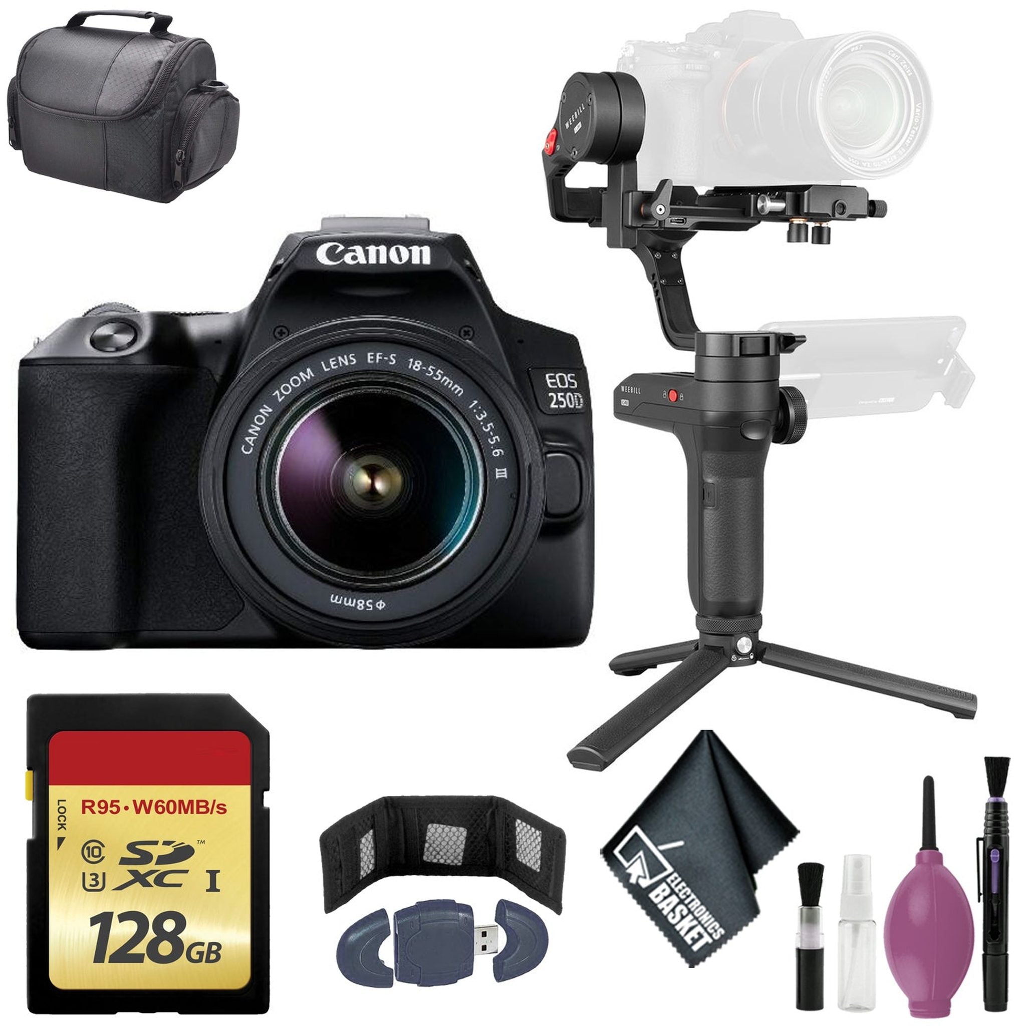 Zhiyun-Tech WEEBILL LAB Handheld Stabilizer - CANON EOS 1D X DIG SLR CAMERA BODY - 128GB - Card Wallet & Reader - Case Zhiyun-Tech