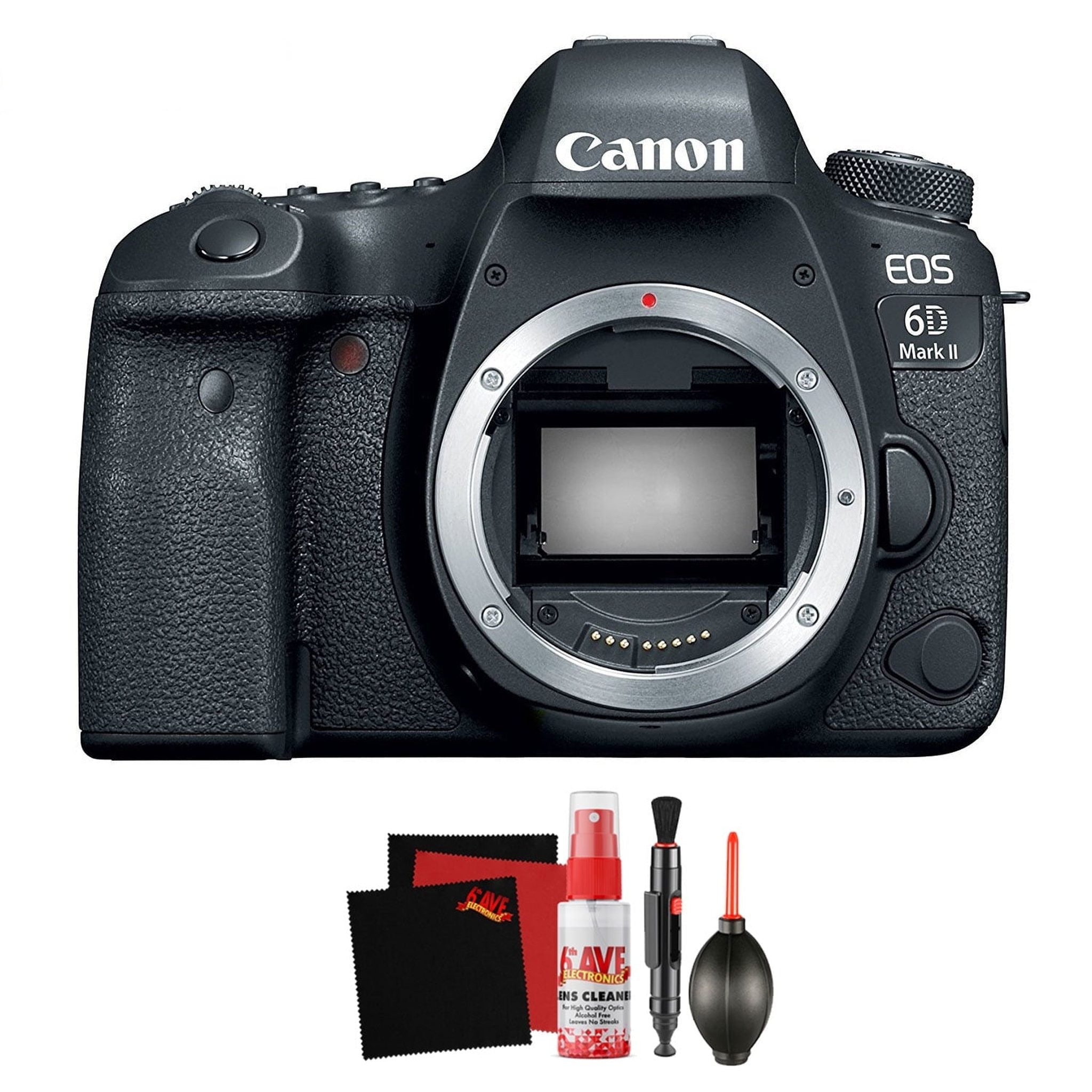 Canon EOS 6D Mark II Digital SLR Camera Body with Cleaning Kit Canon