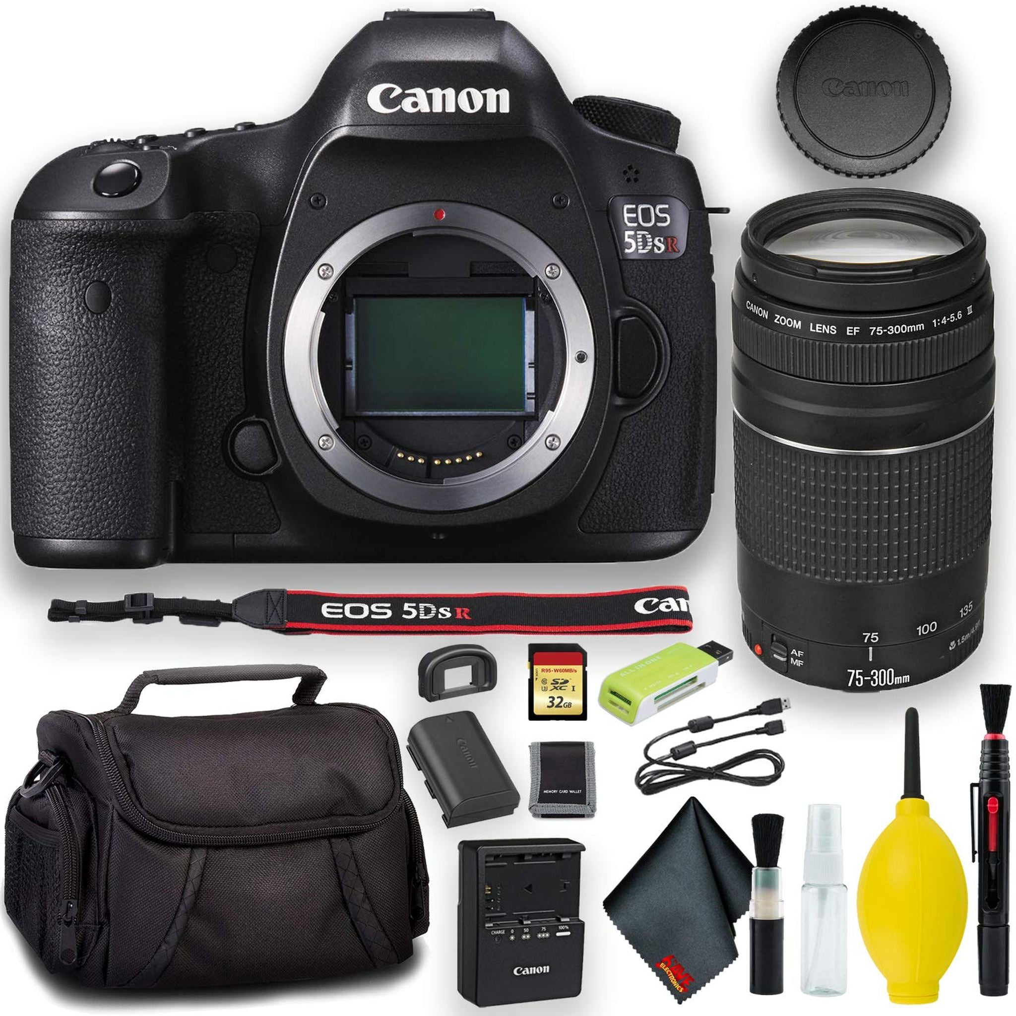 Canon EOS 5DS R DSLR Camera + 32GB Memory Bundle Canon