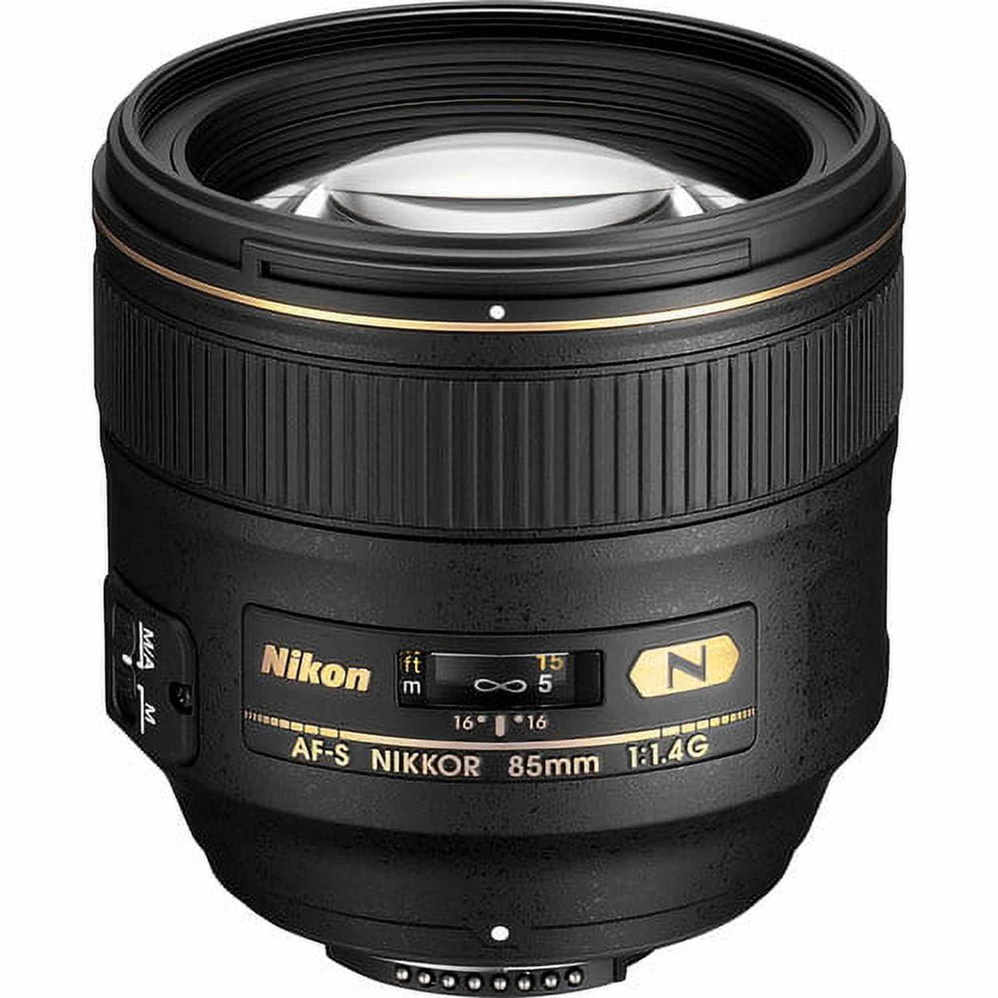 Nikon AF-S FX NIKKOR 85mm f/1.4G Lens with Auto Focus for Nikon DSLR Cameras International Version No warranty Nikon