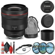 Canon RF 85mm f/1.2L USM DS Lens 3450C002 + Filter Kit + Cap Keeper + More Canon