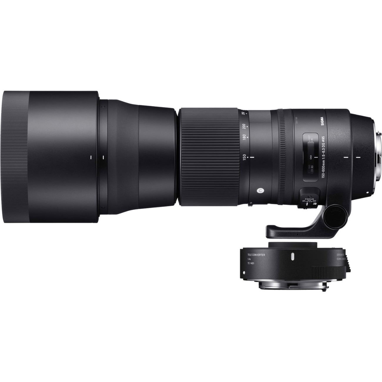 Sigma 150-600mm F5-6.3 Contemporary DG OS HSM & TC-1401 for Canon Sigma