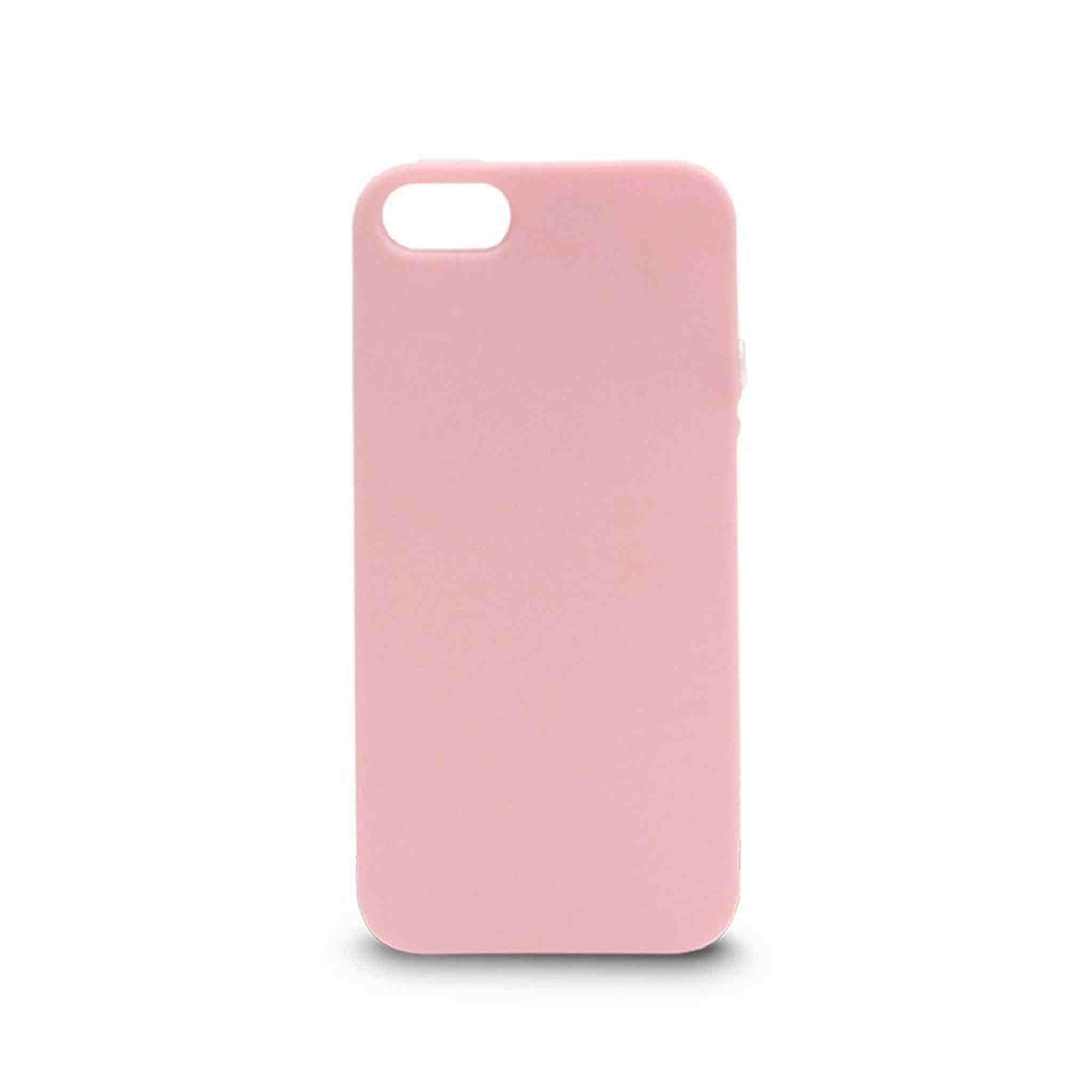 The Joy Factory Jugar Soft Silicone Case with Metal Frame for iPhone5/5S, CSD103 Soft Pink The Joy Factory