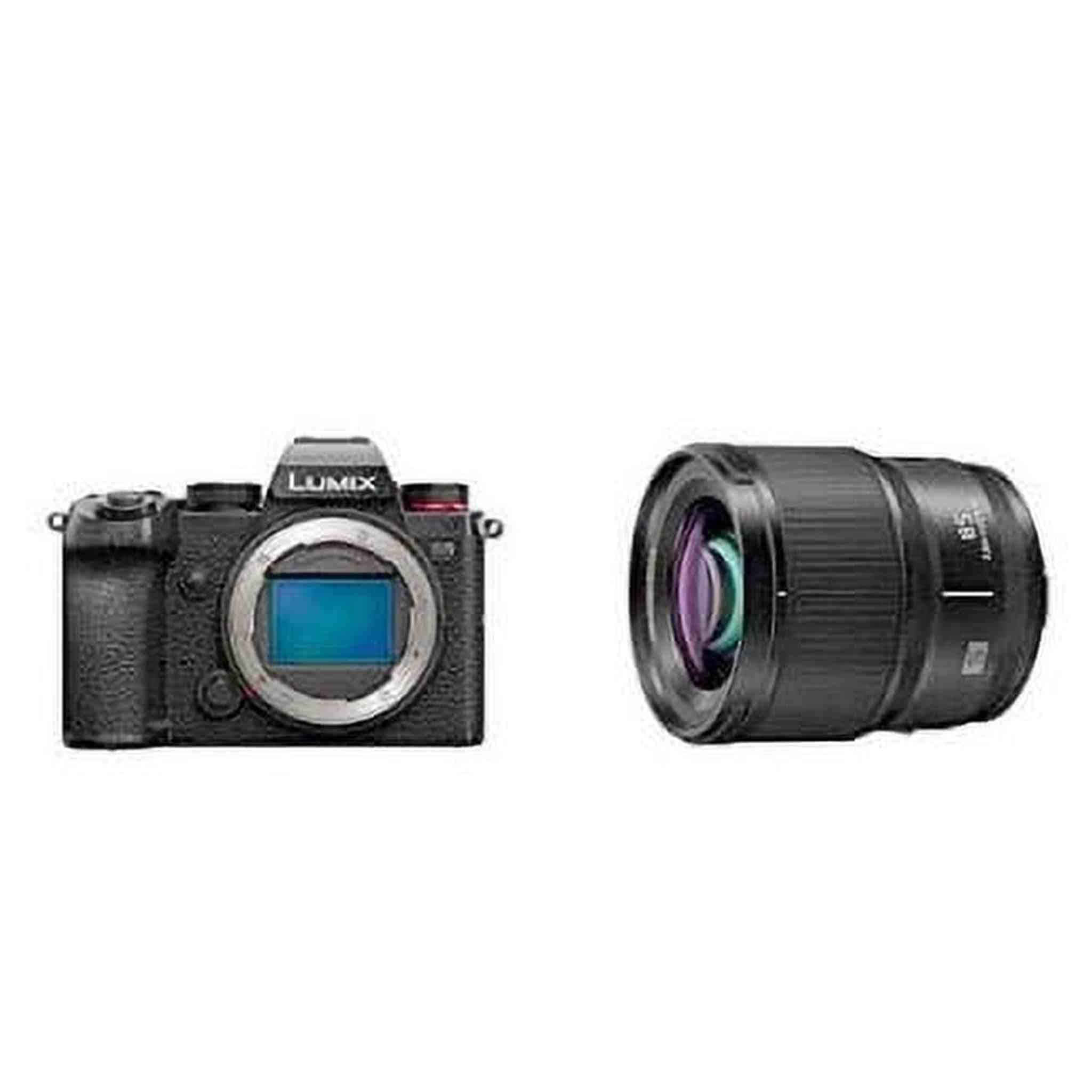 Panasonic LUMIX S5 Full Frame Mirrorless Camera and LUMIX S Series 85mm F1.8 L Mount Interchangeable Lens Panasonic