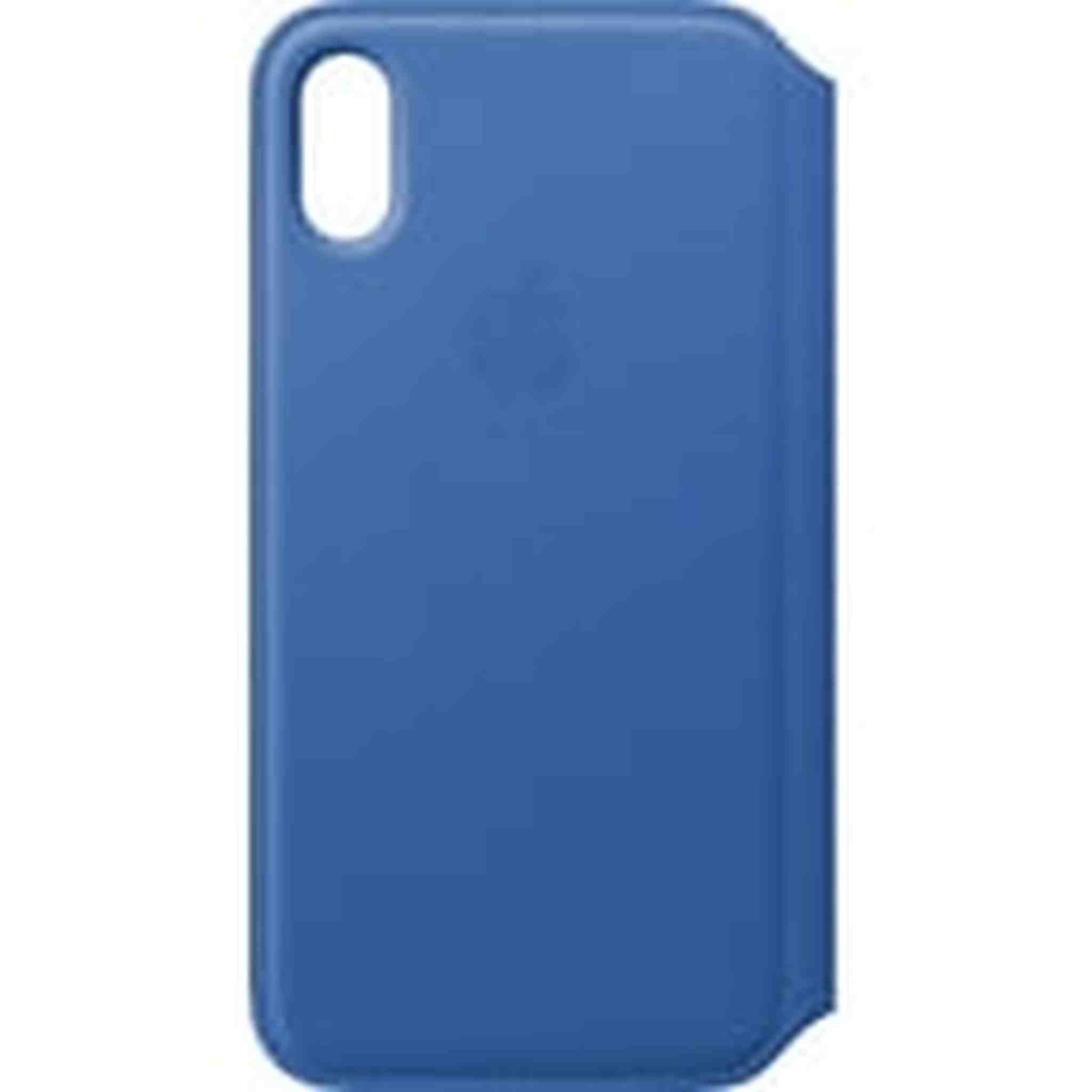 Apple Leather Folio for iPhone X - Electric Blue Apple