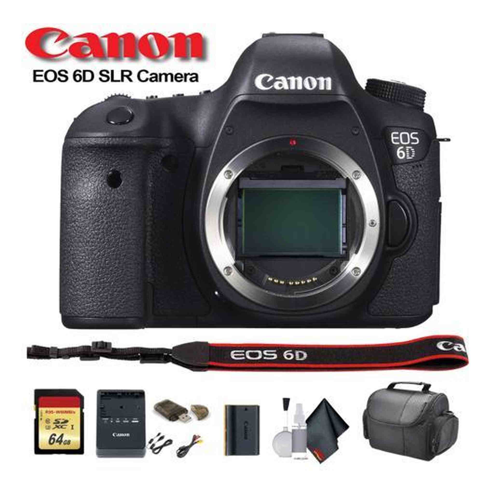 Canon EOS 6D DSLR Camera 8035B002 - Starter Bundle Canon