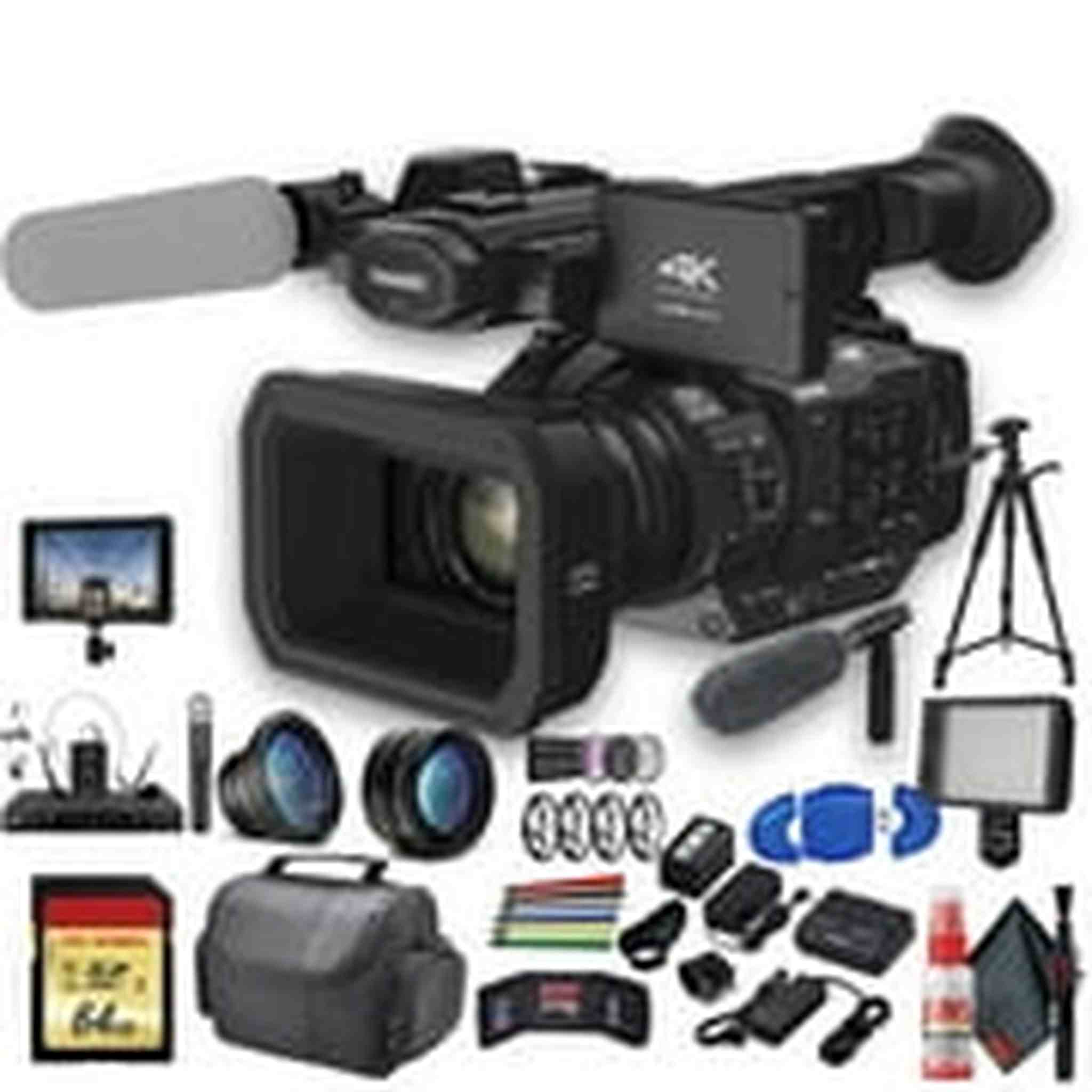 Panasonic AG-UX180 4K Professional Camcorder AG-UX180PJ8 With Professional Bundle Panasonic