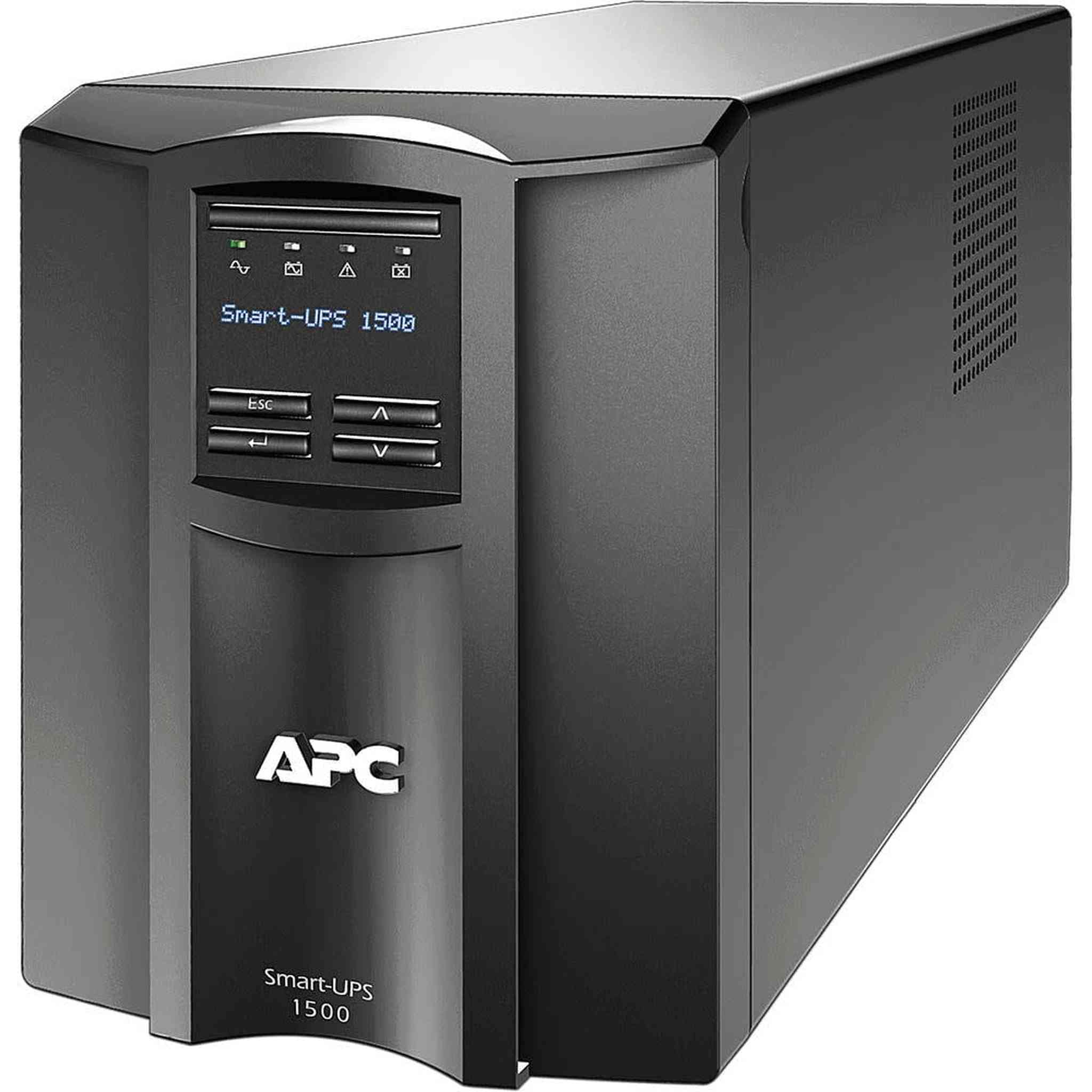 APC 1500VA Smart UPS with SmartConnect, SMT1500C Sinewave UPS Battery Backup, AVR, 120V, Line Interactive Uninterruptible Power Supply