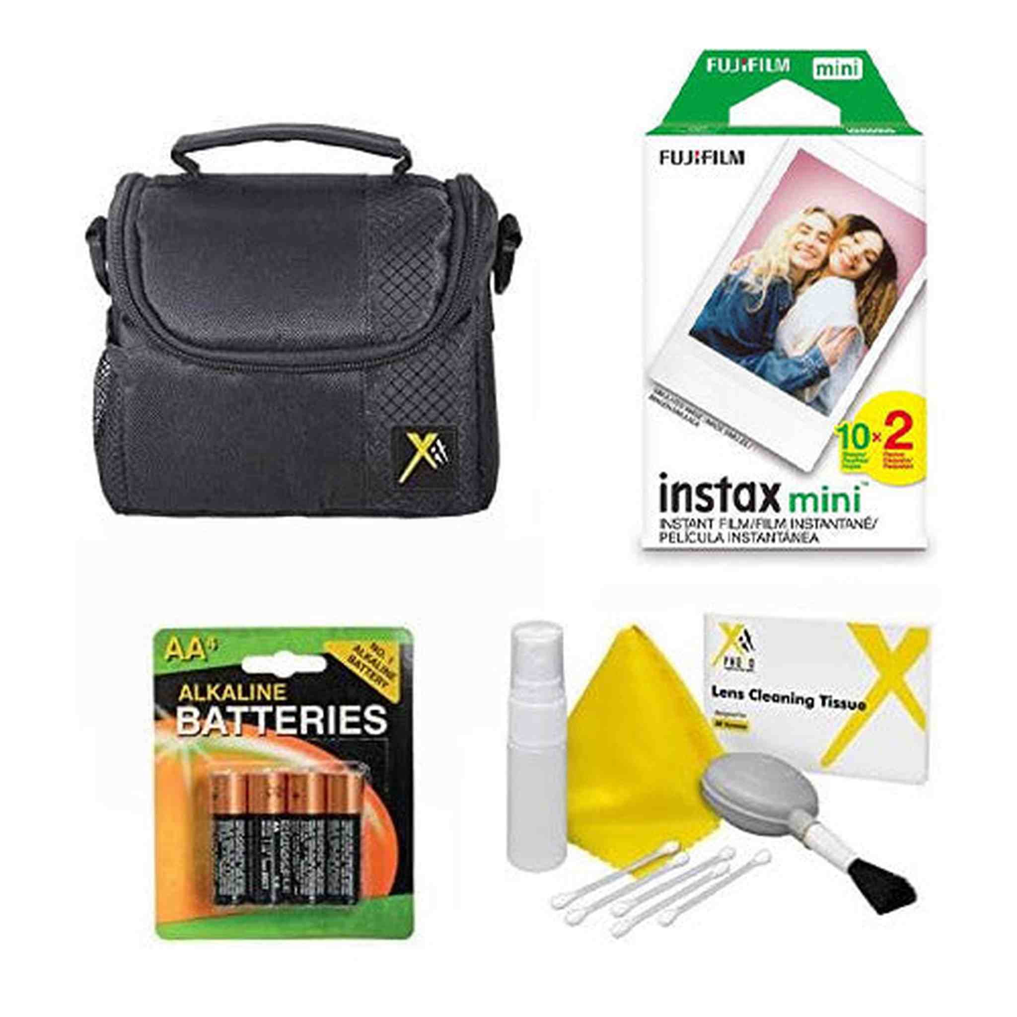 Starter Kit for Fujifilm Instax Mini 8, 9, 11 Camera with 20 Films + Carry Case Continental Supply