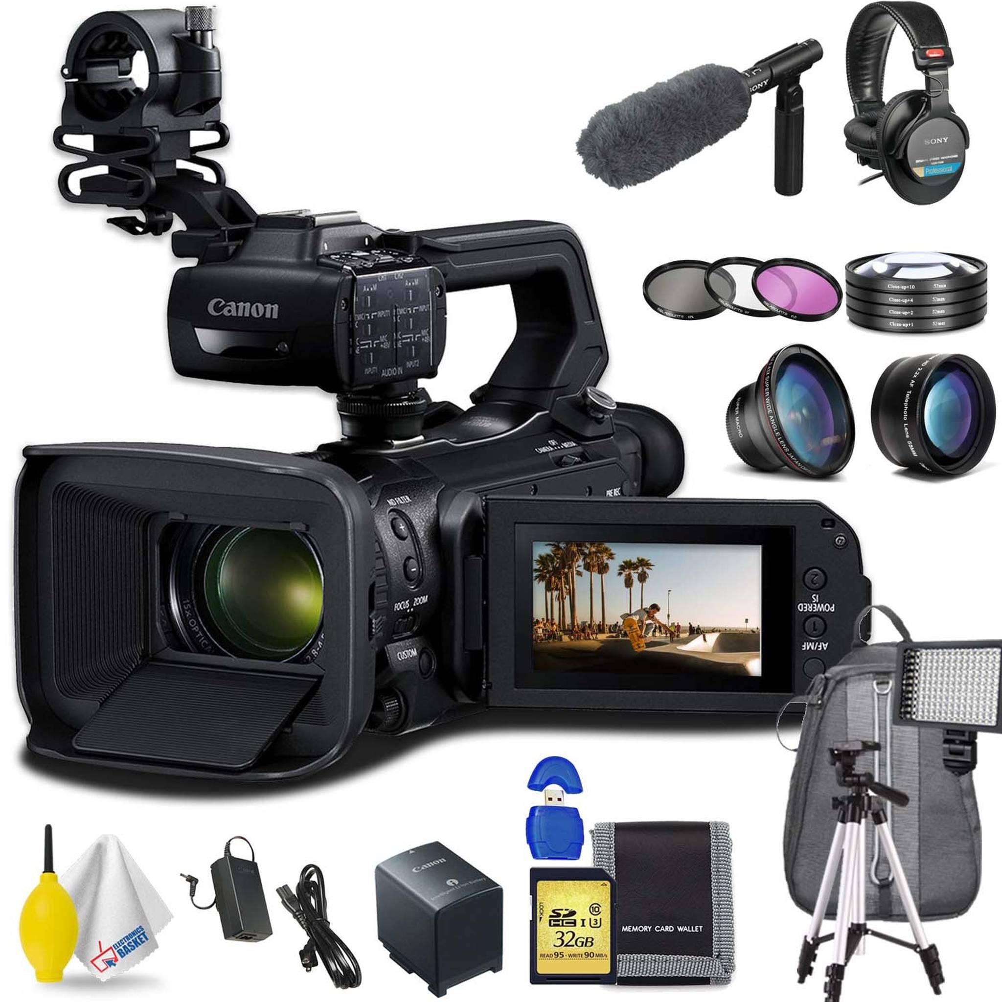 Canon XA50 Professional UHD 4K Camcorder Professional Accessory Bundle Canon